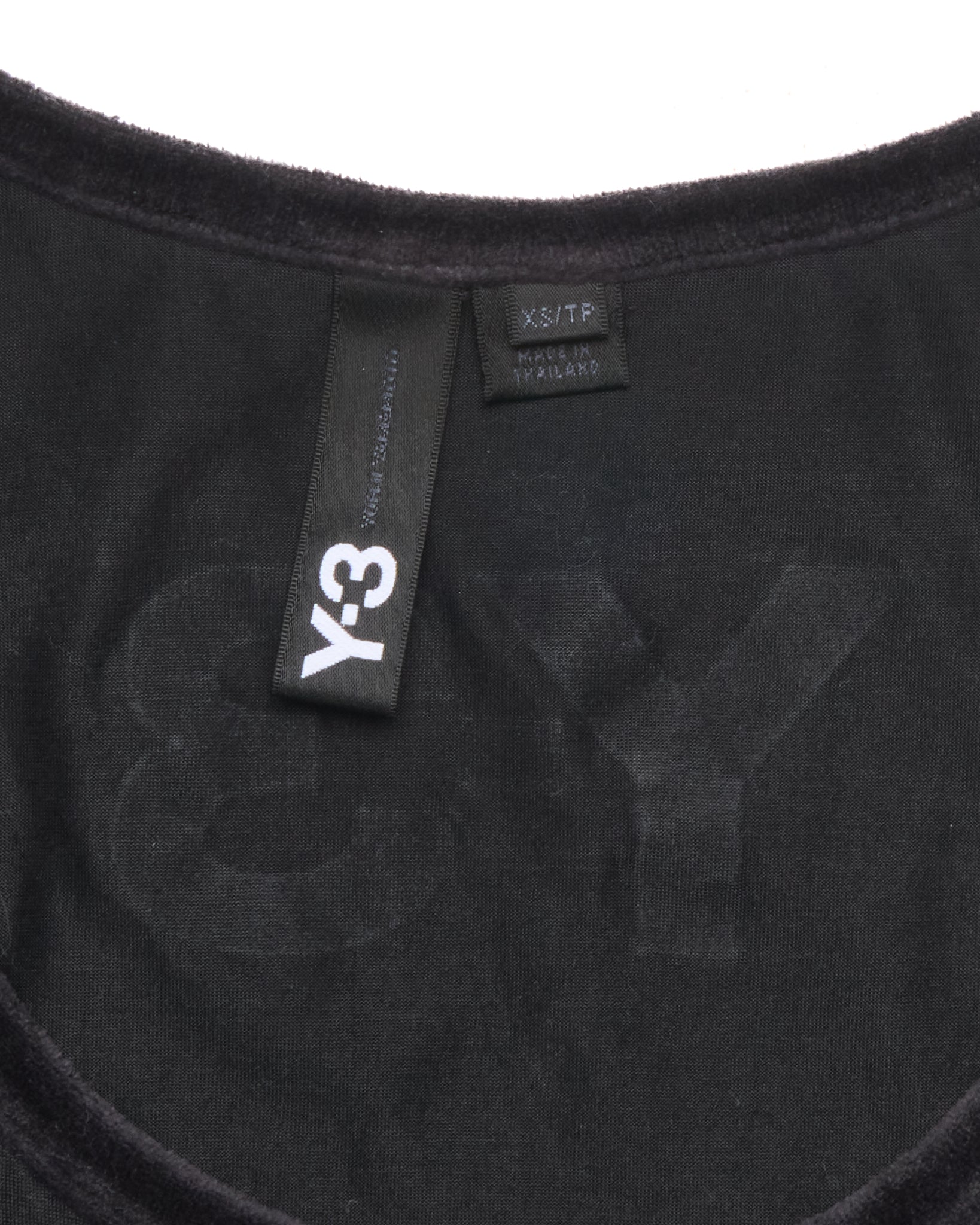 Y-3 by Yohji Yamamoto Black Cotton Tank Top