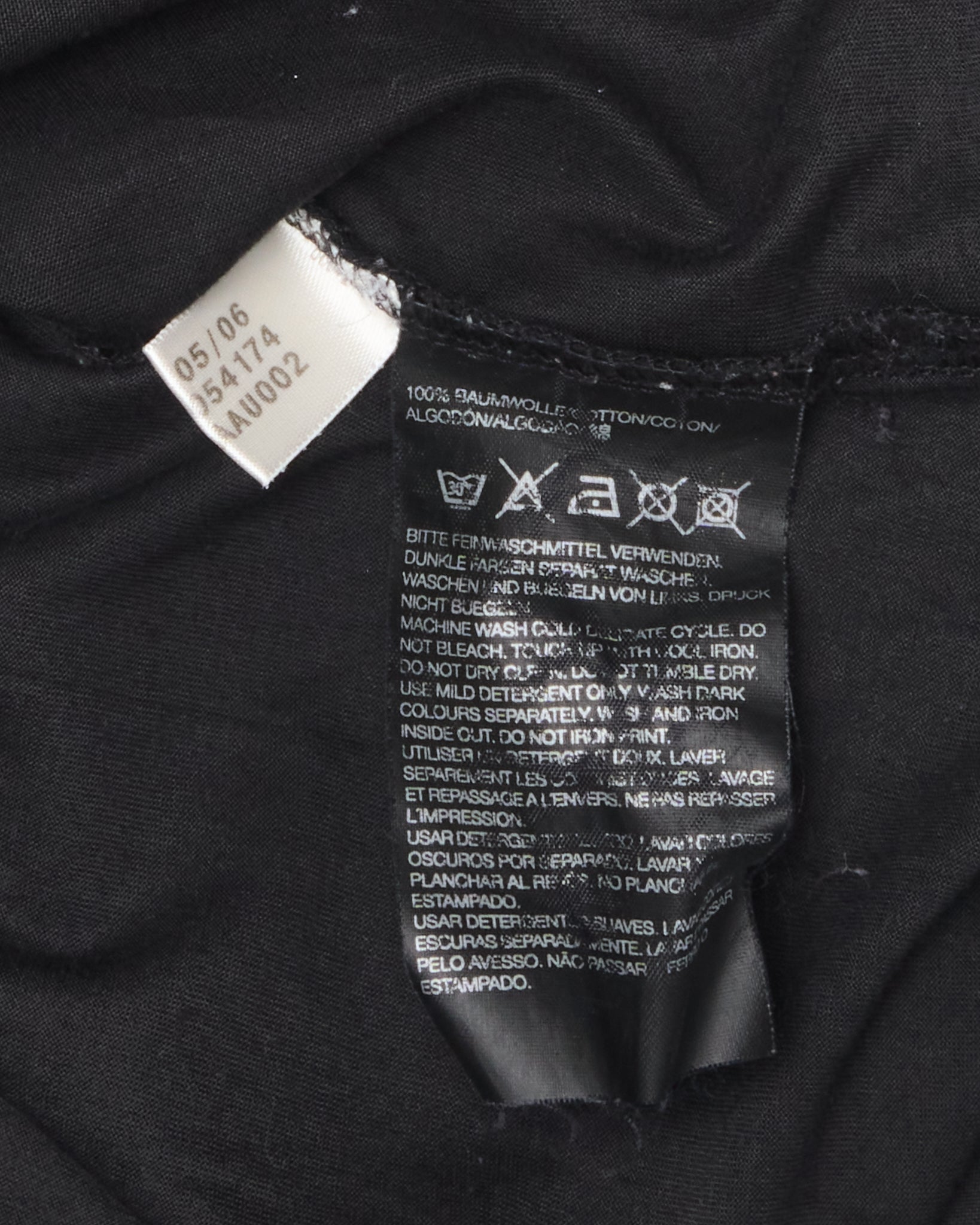 Y-3 by Yohji Yamamoto Black Cotton Tank Top