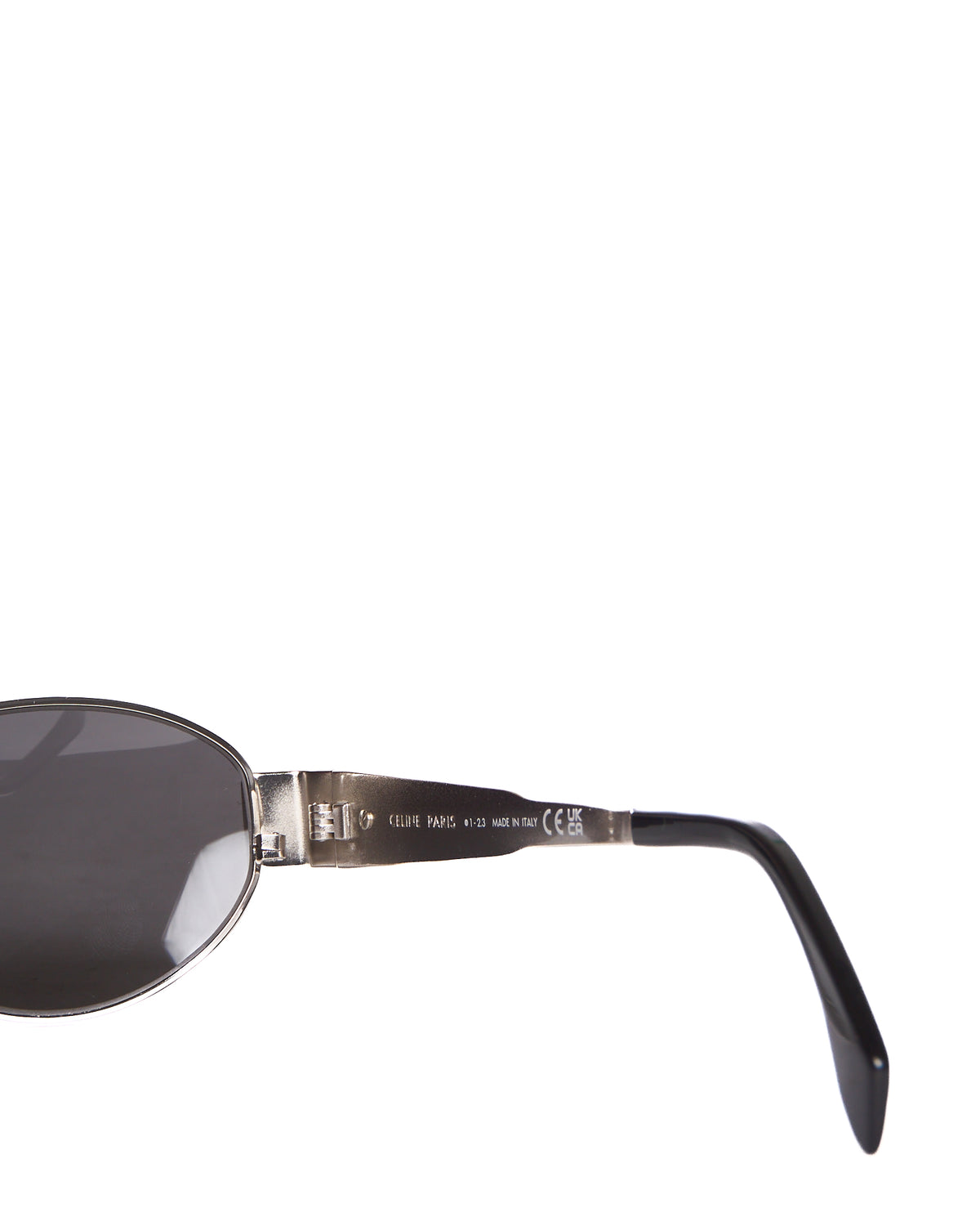 Celine Triomphe Metal Sunglasses and Crossbody Pouch