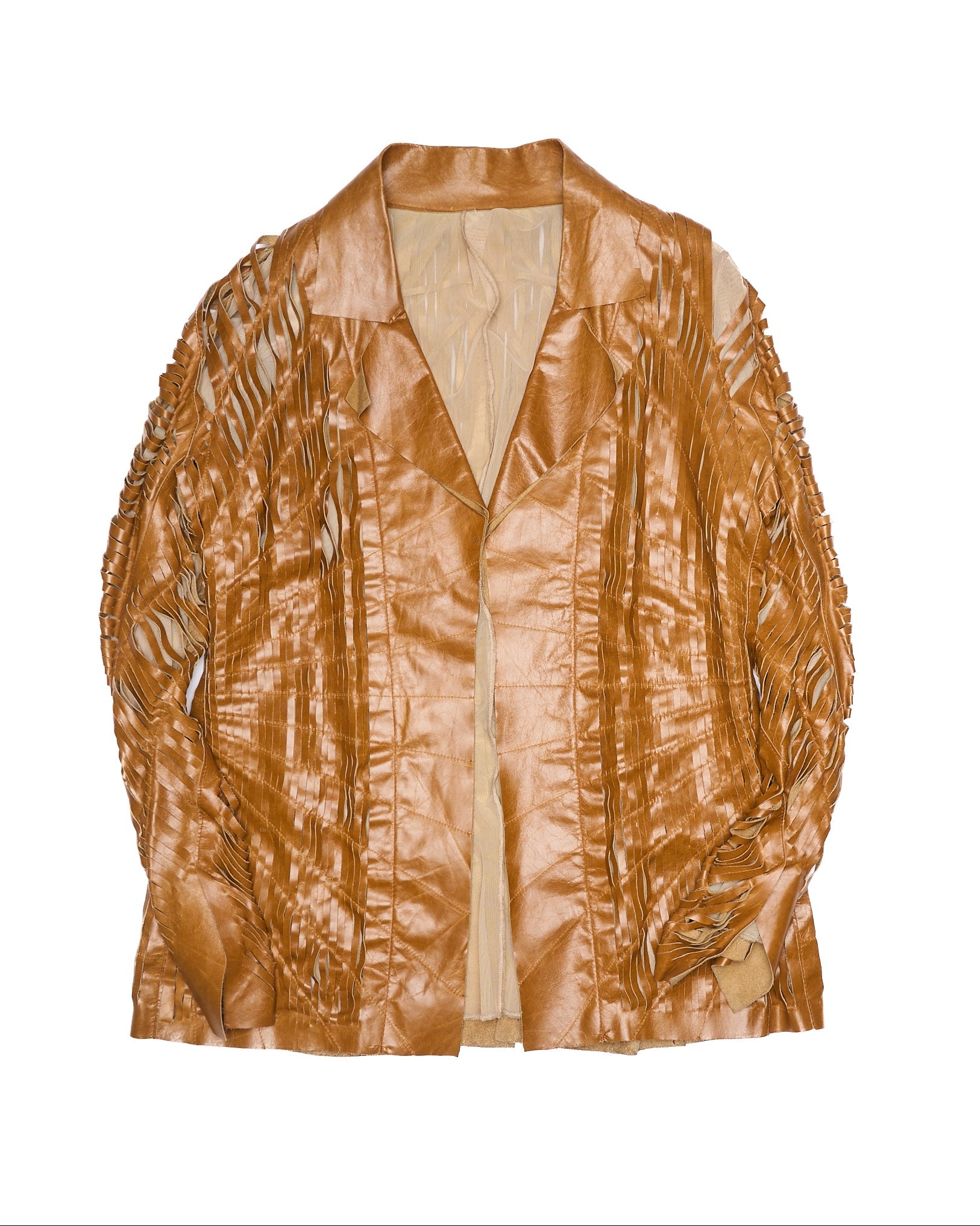 Denis Gagnon Lattice Leather Jacket