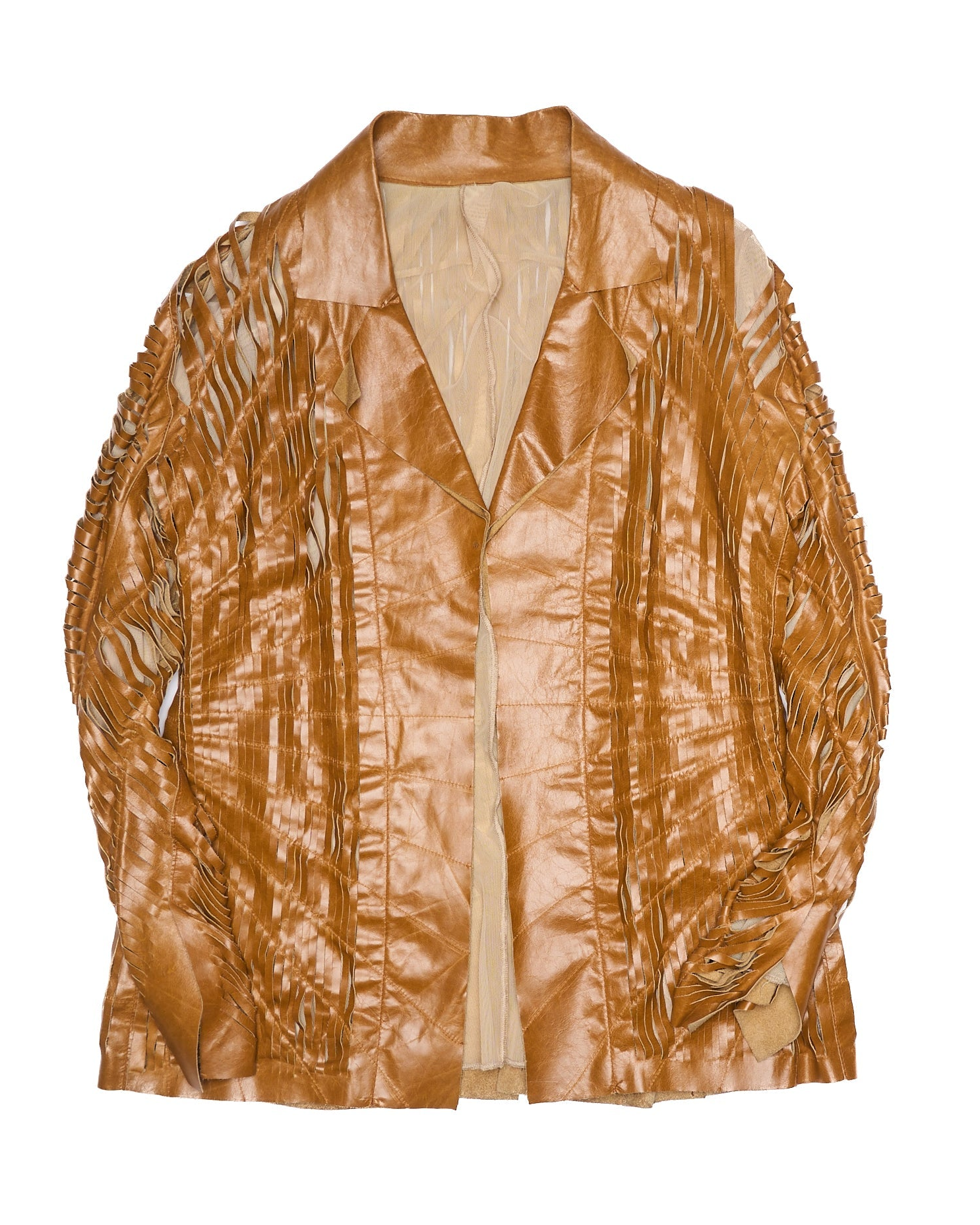 Denis Gagnon Lattice Leather Jacket
