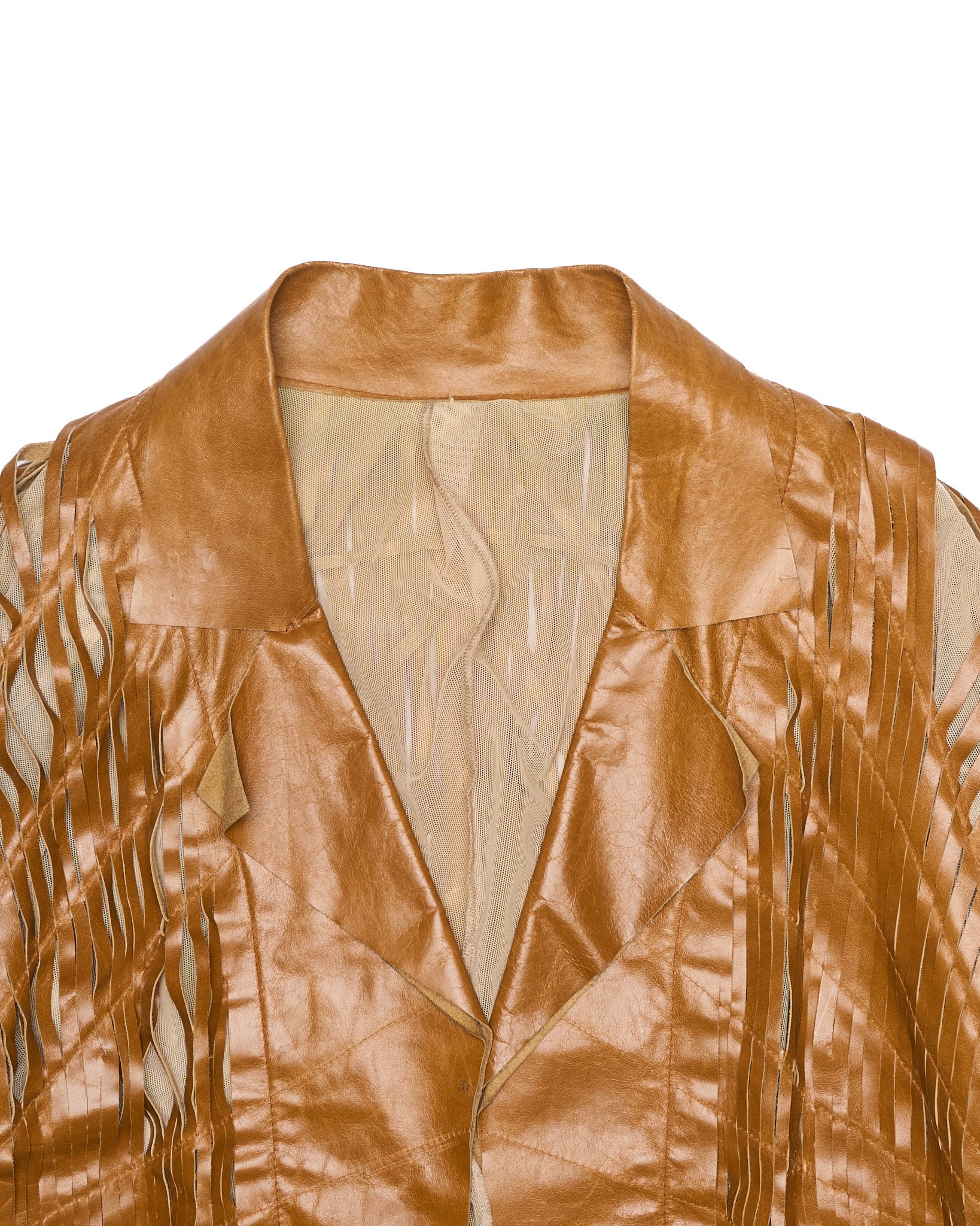Denis Gagnon Lattice Leather Jacket