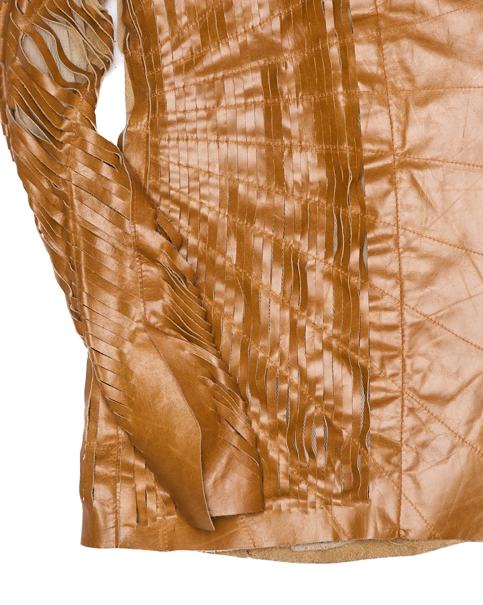 Denis Gagnon Lattice Leather Jacket