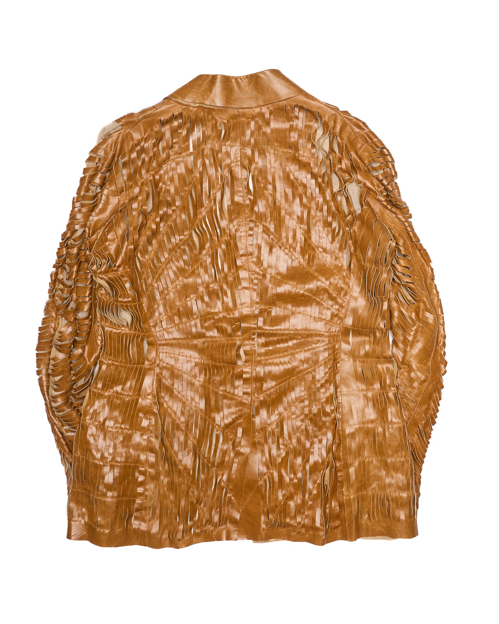 Denis Gagnon Lattice Leather Jacket