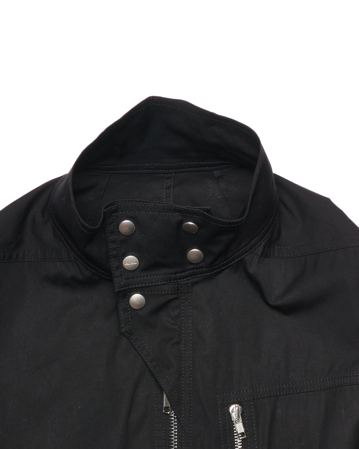 S/S23 Rick Owens "EDFU" Black Bauhaus Cargo Larry Flight Jumpsuit