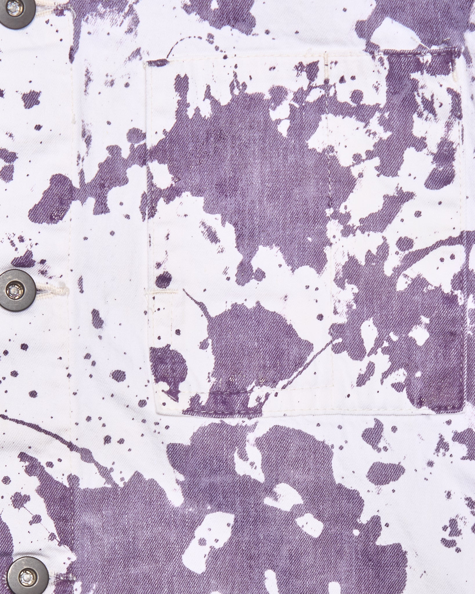 Needles D.N. White Paint Splatter Chore Coat