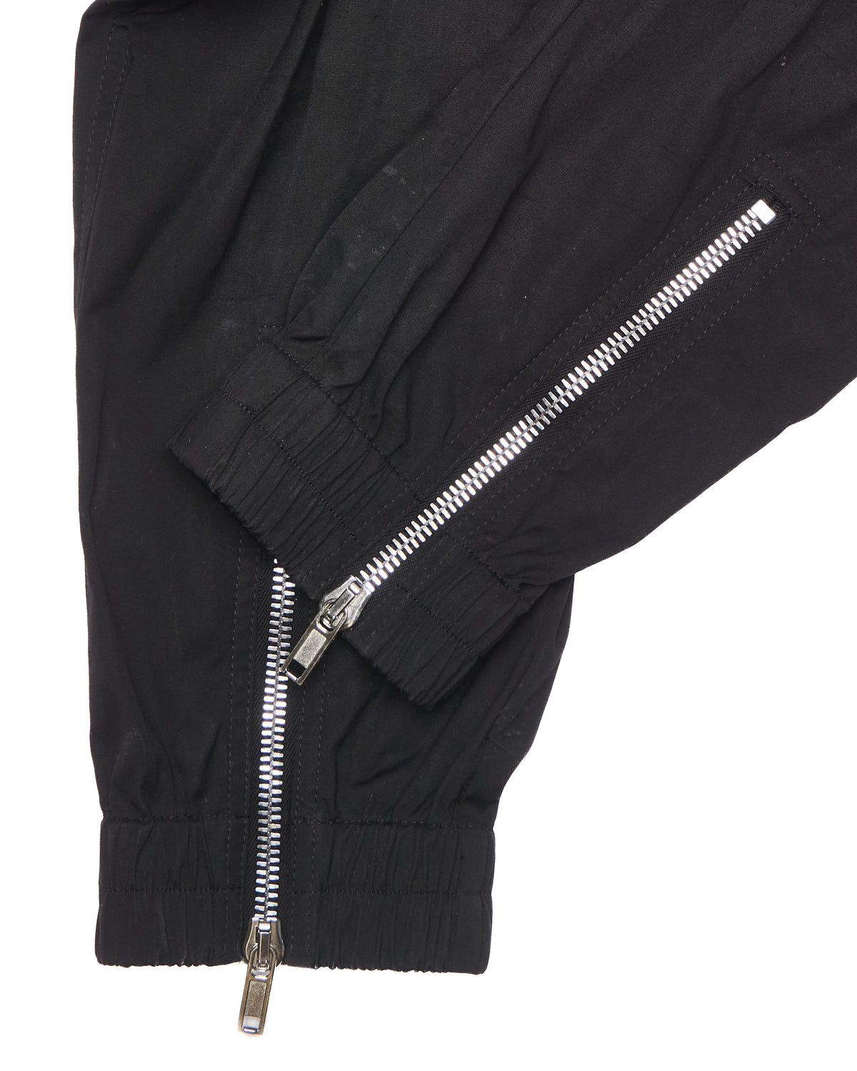 S/S23 Rick Owens "EDFU" Black Bauhaus Cargo Larry Flight Jumpsuit