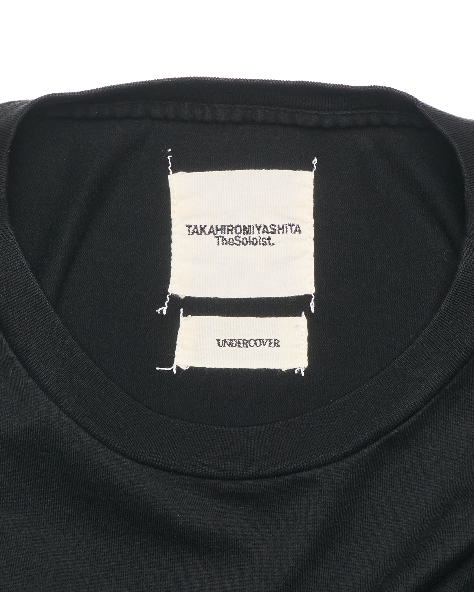 A/W14 TAKAHIROMIYASHITA TheSoloist x Undercover “NO (B)ORDERS” Black Tee