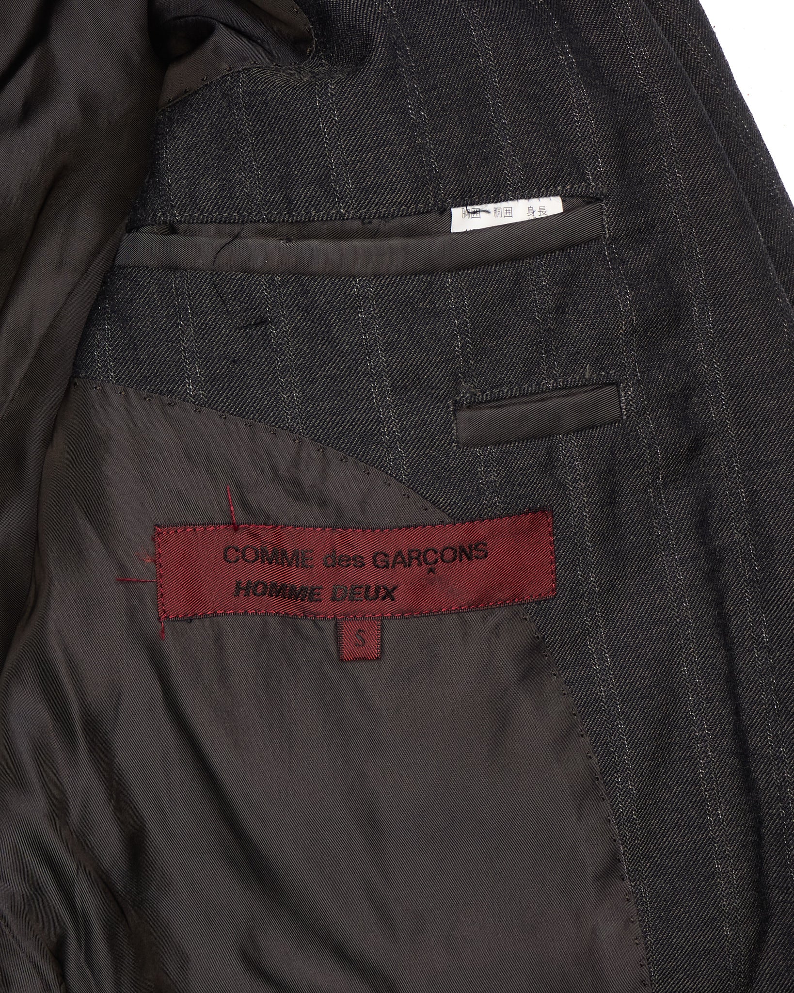 A/W93 Comme des Garçons Homme Deux Wool Tailored Jacket