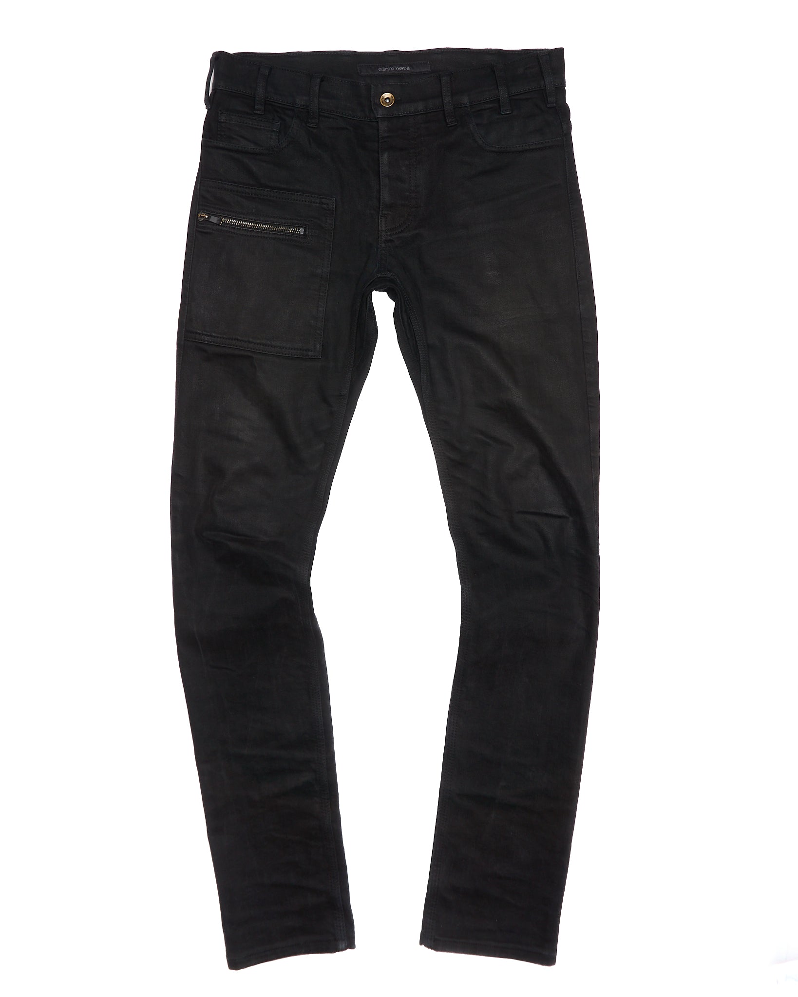 S/S13 Odyn Vovk "The Silent Grey" Multi Belt Loop Zip Cargo Denim