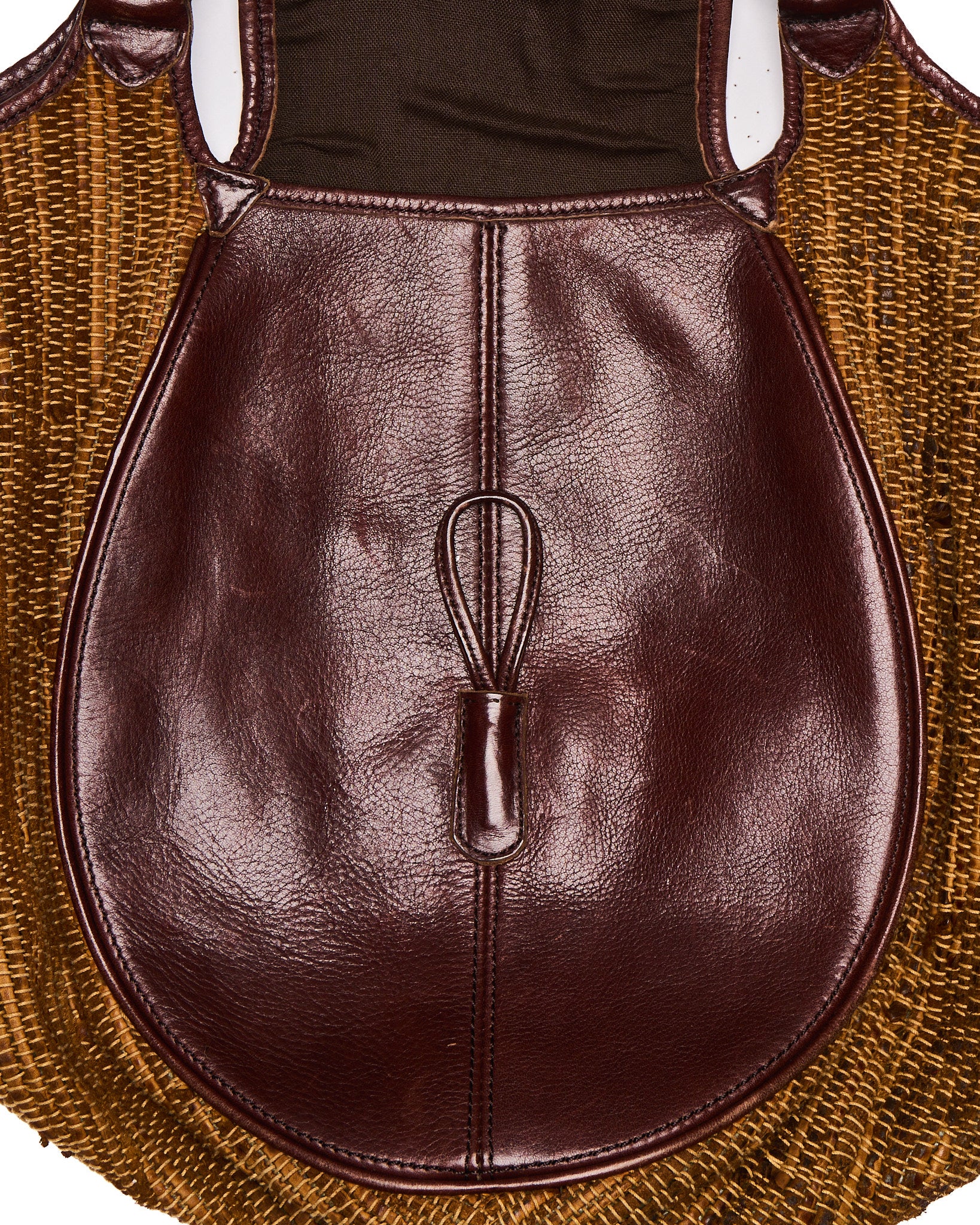 Early 00s SAN Hideaki Mihara Handwoven Leather Tote Bag