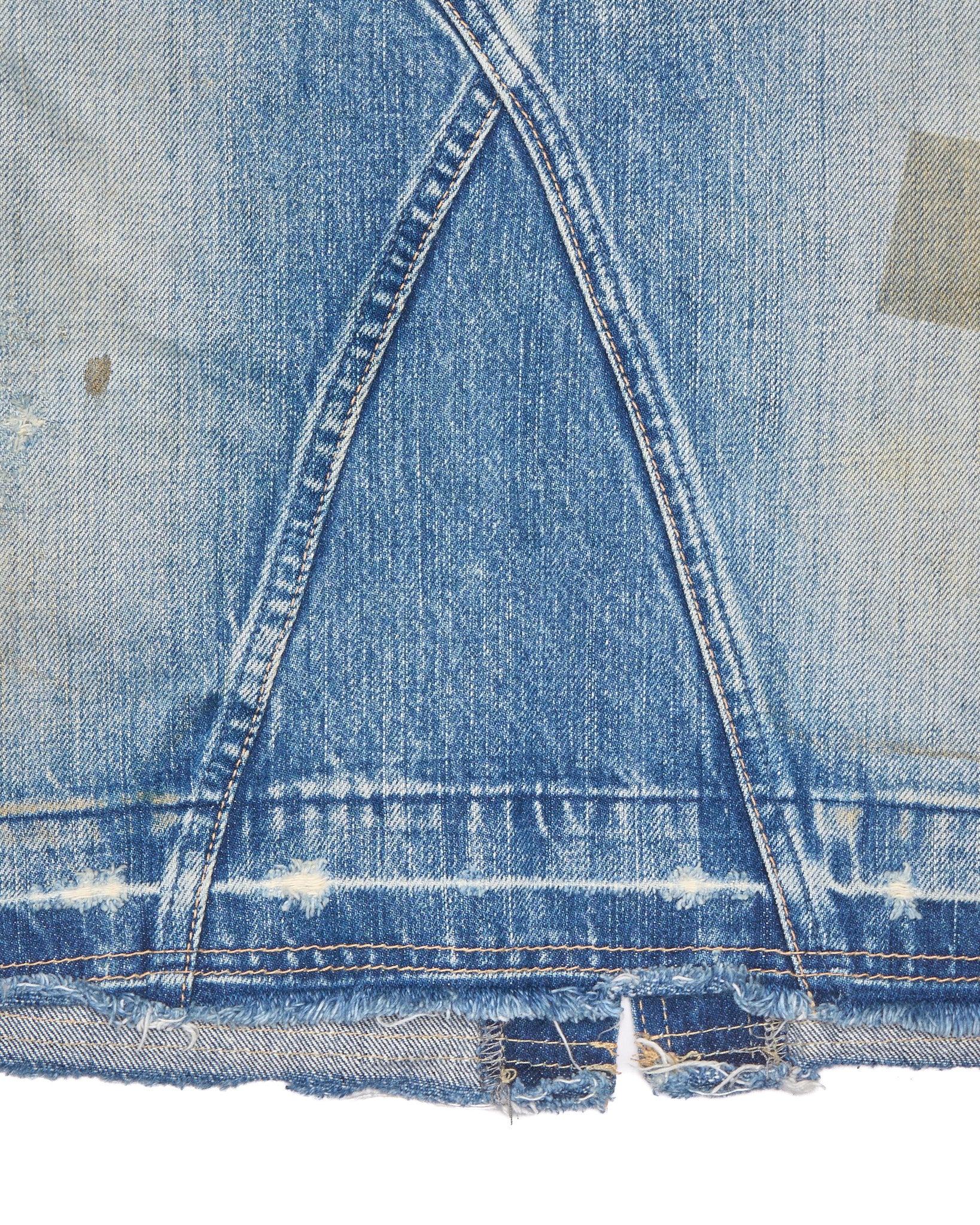 Hysteric Glamour ‘Kinky’ Reconstructed Studded Denim Skirt