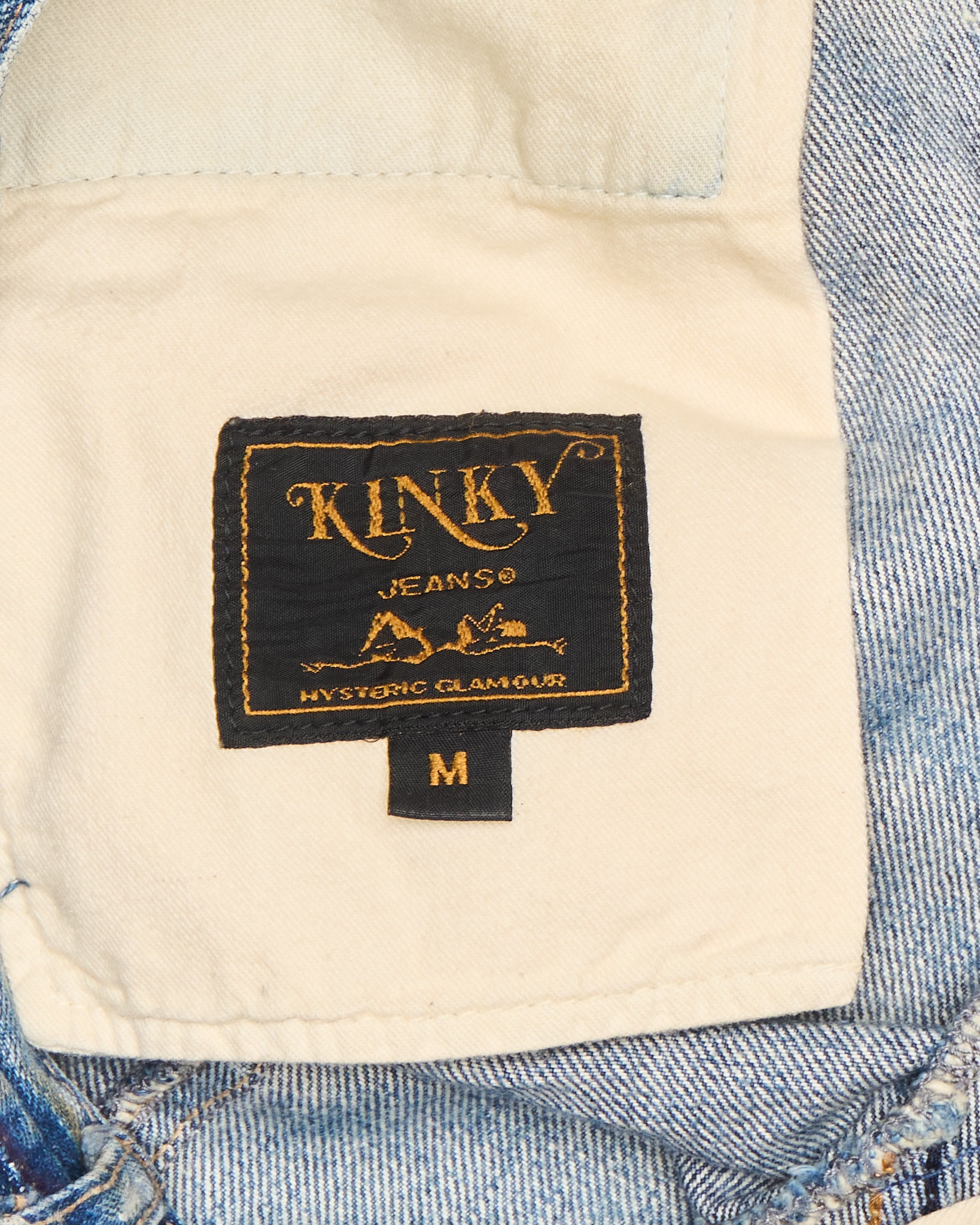 Hysteric Glamour ‘Kinky’ Reconstructed Studded Denim Skirt