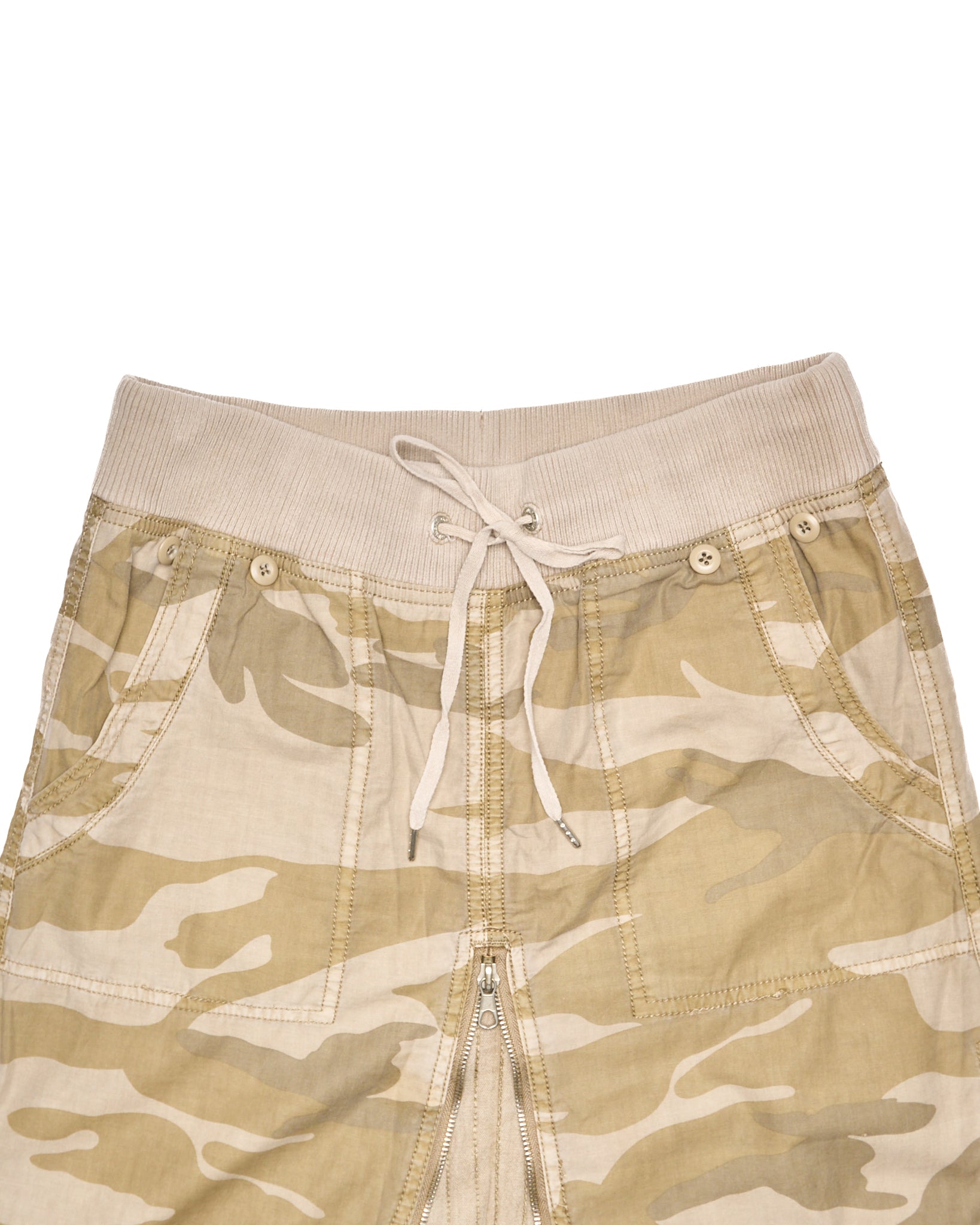 Early 00s GOA Desert Camo Utility Mermaid Skirt