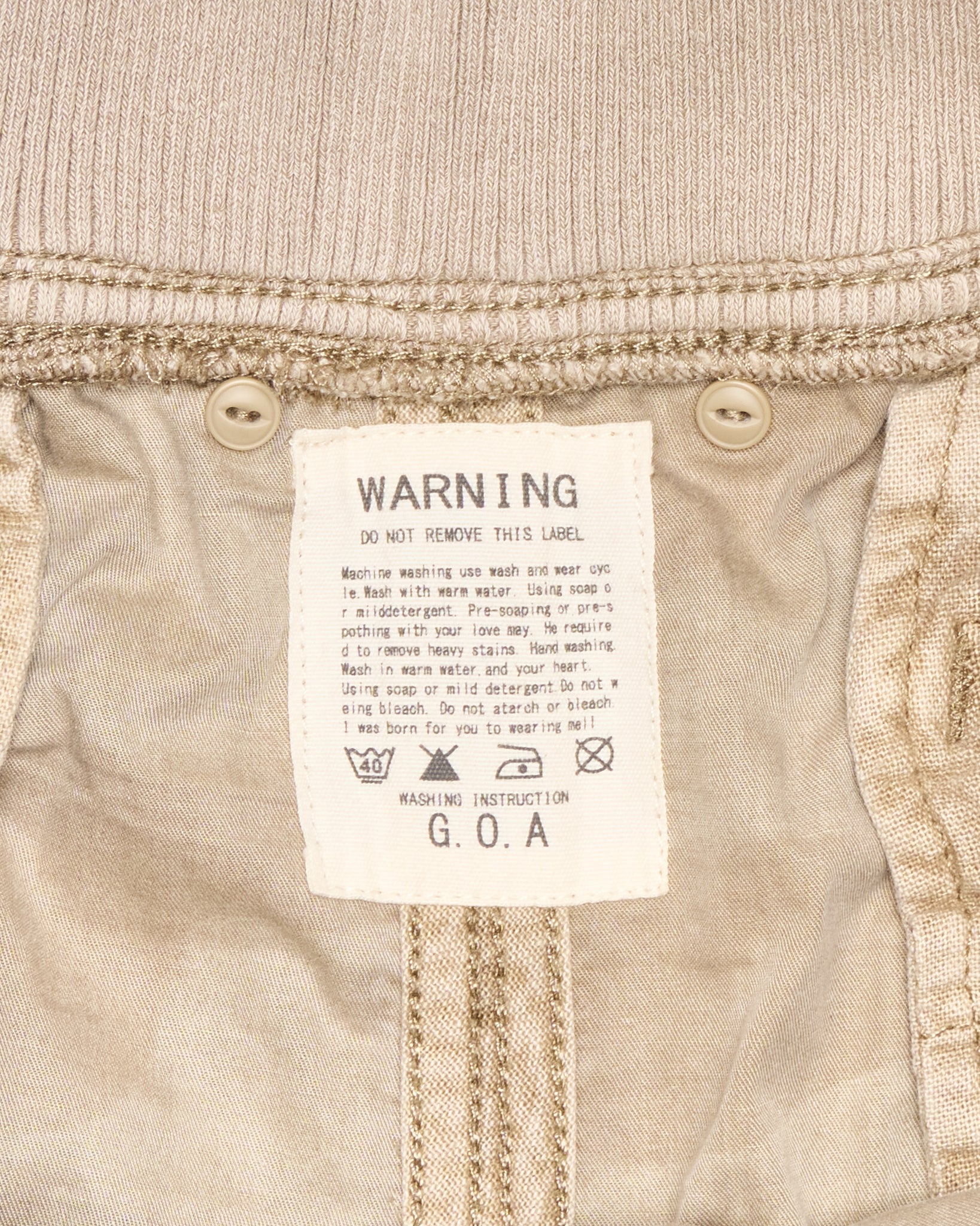 Early 00s GOA Desert Camo Utility Mermaid Skirt