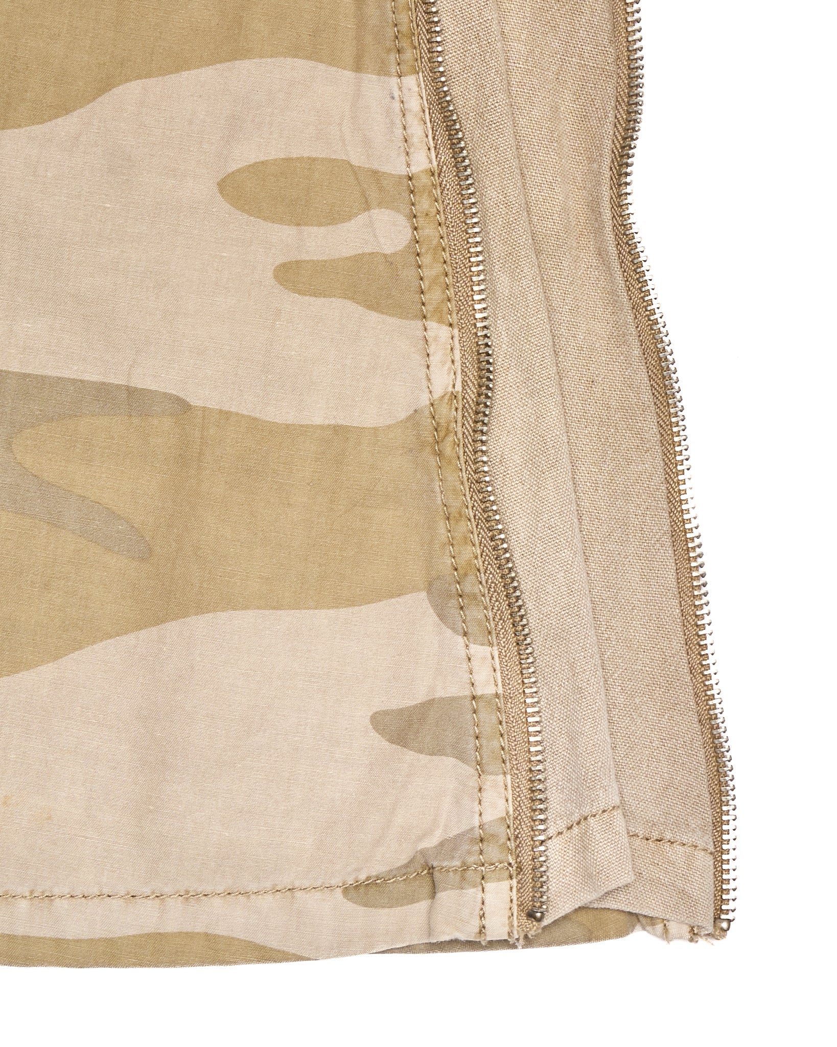 Early 00s GOA Desert Camo Utility Mermaid Skirt