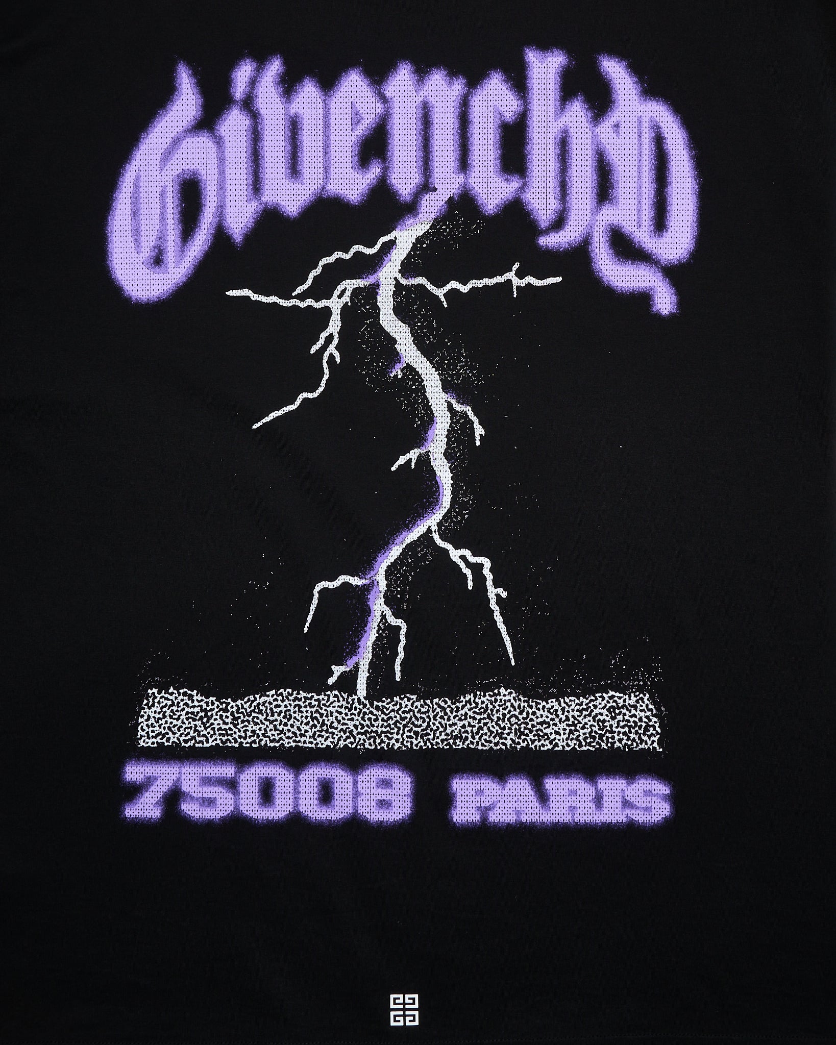 Givenchy Poster Logo Lightning T-Shirt