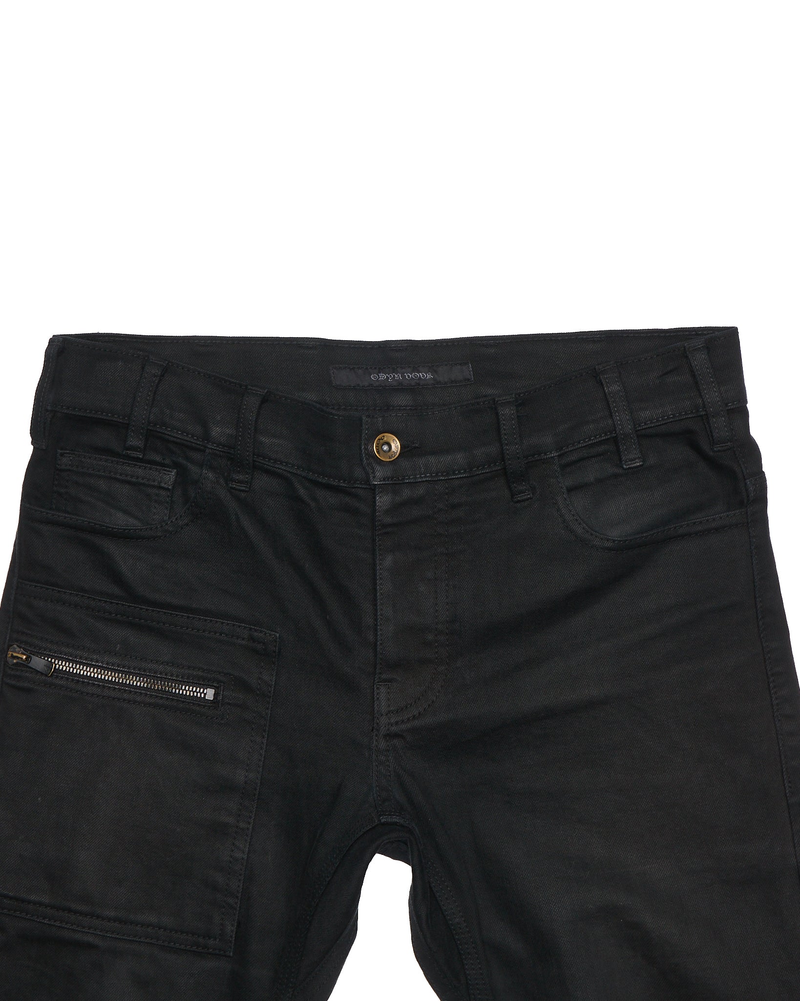 S/S13 Odyn Vovk "The Silent Grey" Multi Belt Loop Zip Cargo Denim