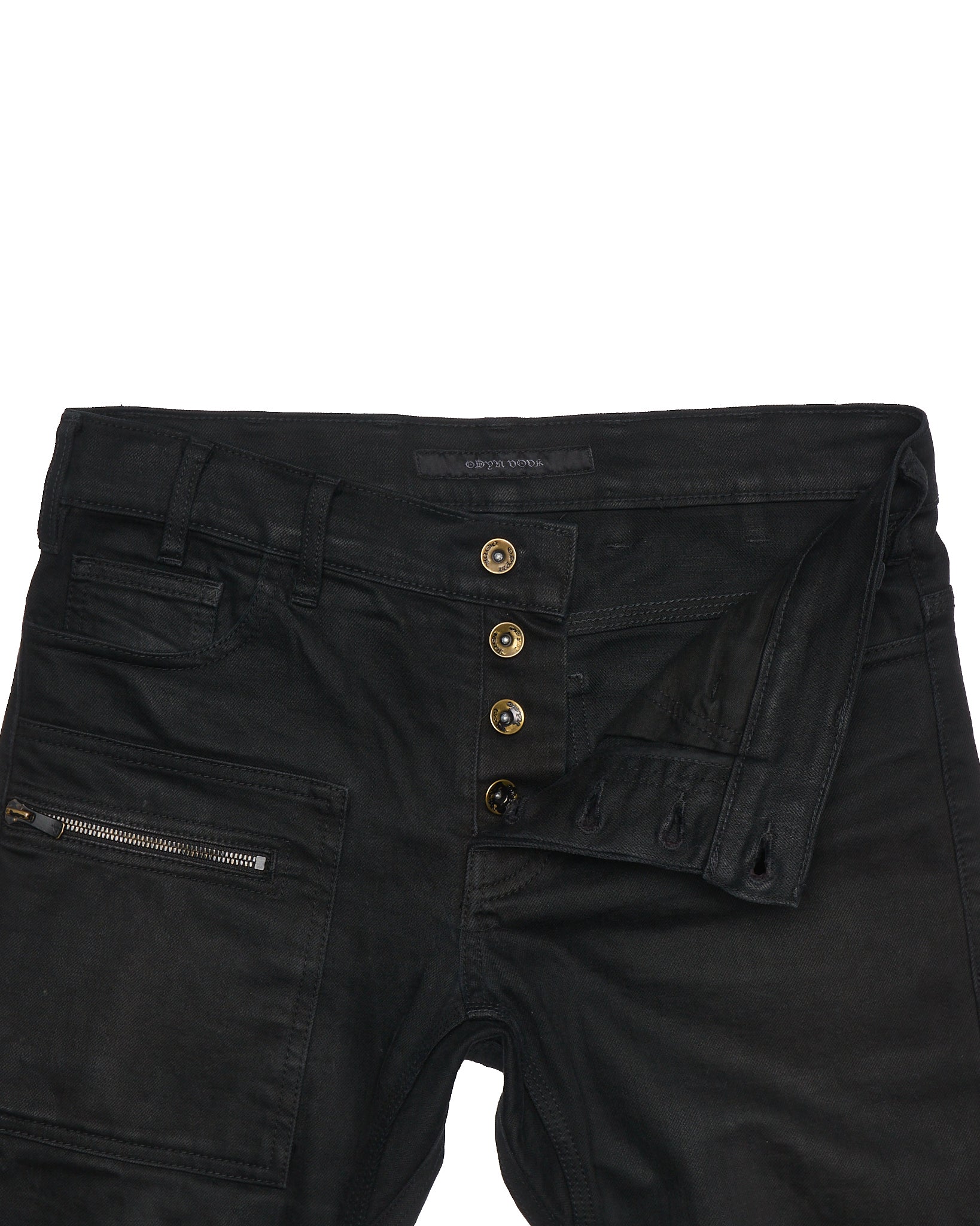 S/S13 Odyn Vovk "The Silent Grey" Multi Belt Loop Zip Cargo Denim