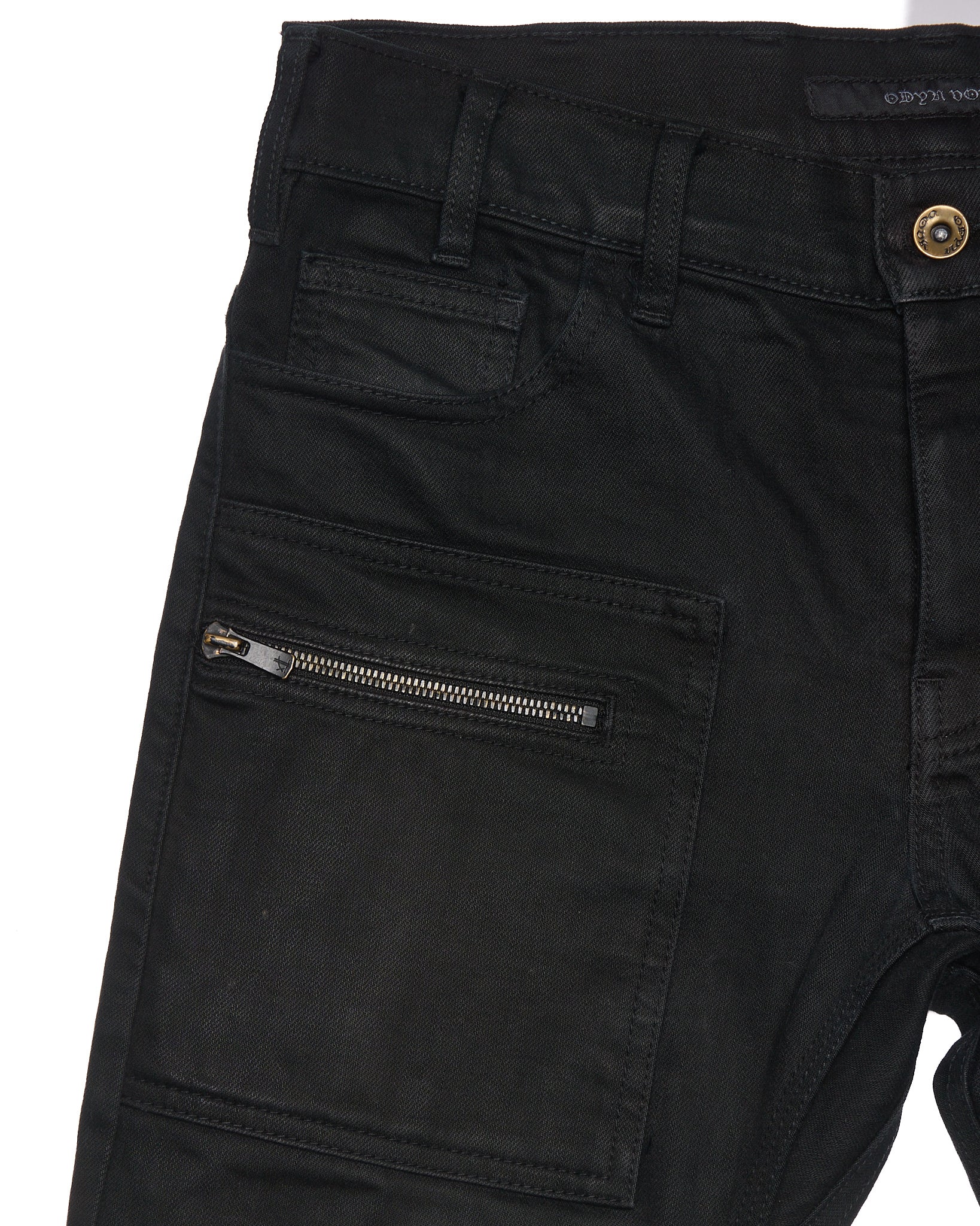 S/S13 Odyn Vovk "The Silent Grey" Multi Belt Loop Zip Cargo Denim