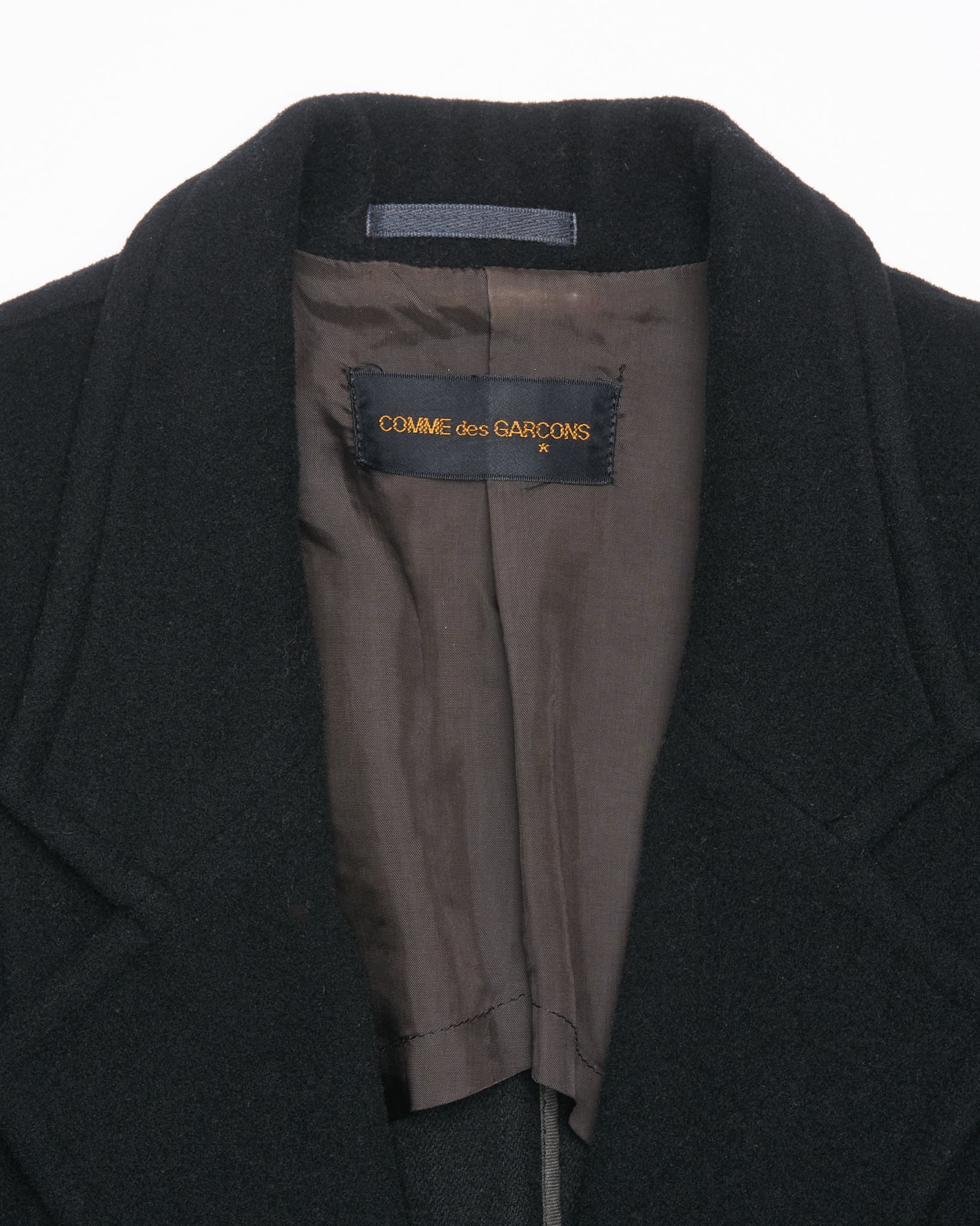 Late 80s COMME des GARÇONS Asymmetric Wool Victorian Tailcoat