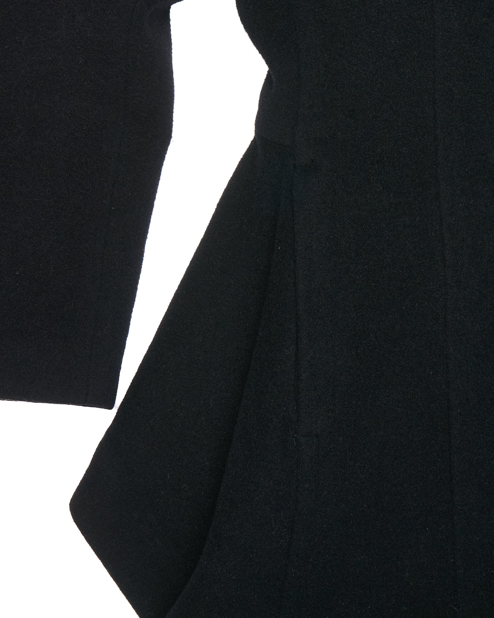 Late 80s COMME des GARÇONS Asymmetric Wool Victorian Tailcoat