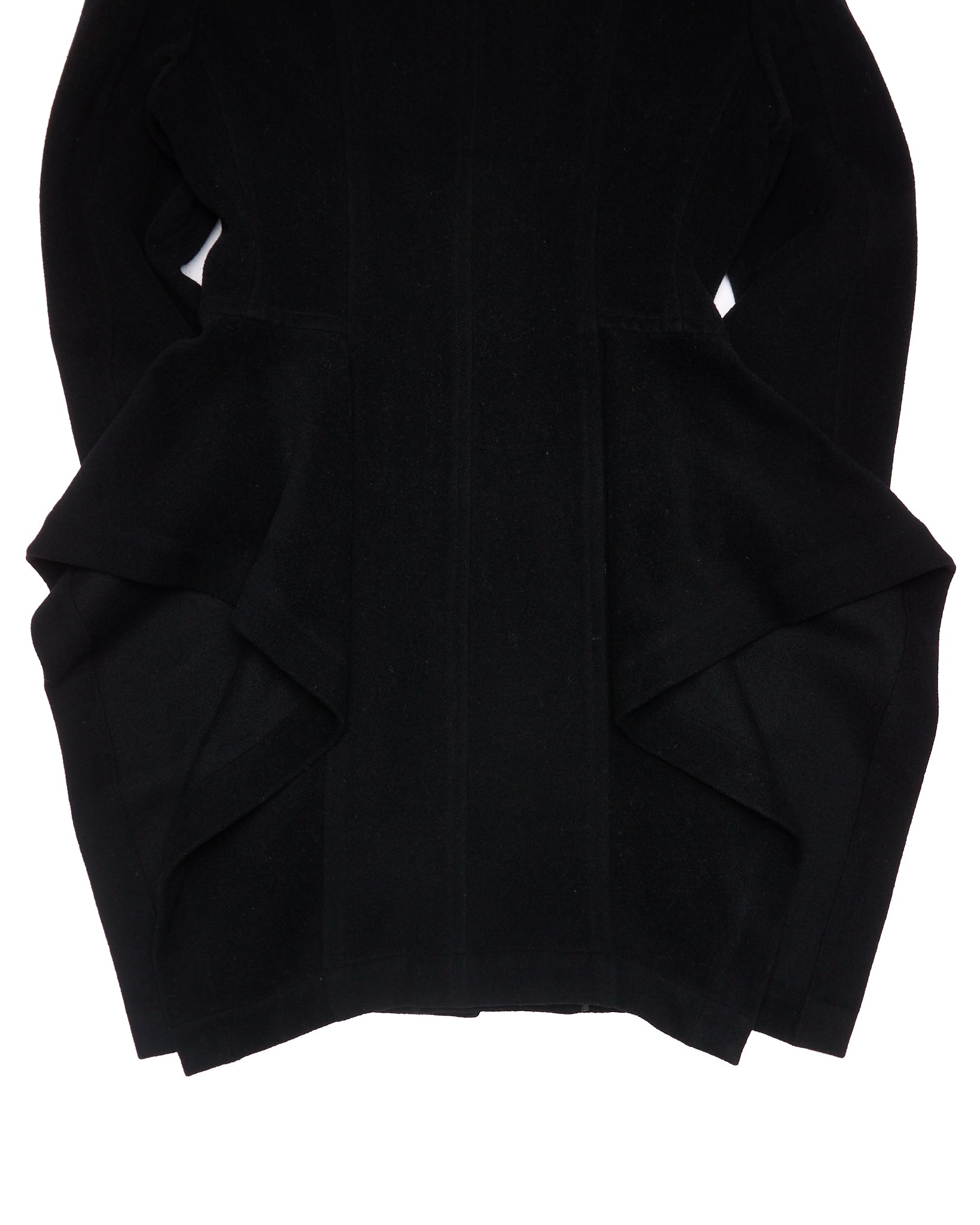 Late 80s COMME des GARÇONS Asymmetric Wool Victorian Tailcoat
