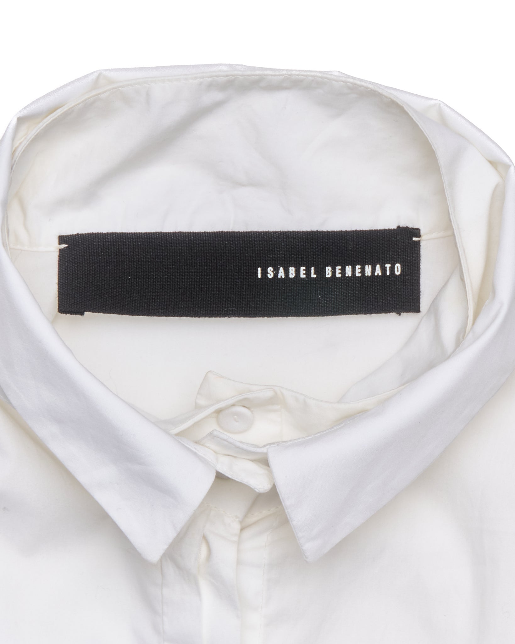 A/W18-19 ISABEL BENENATO "The Light of Dawn" Oversized Removable Collar Patch Pocket Shirt