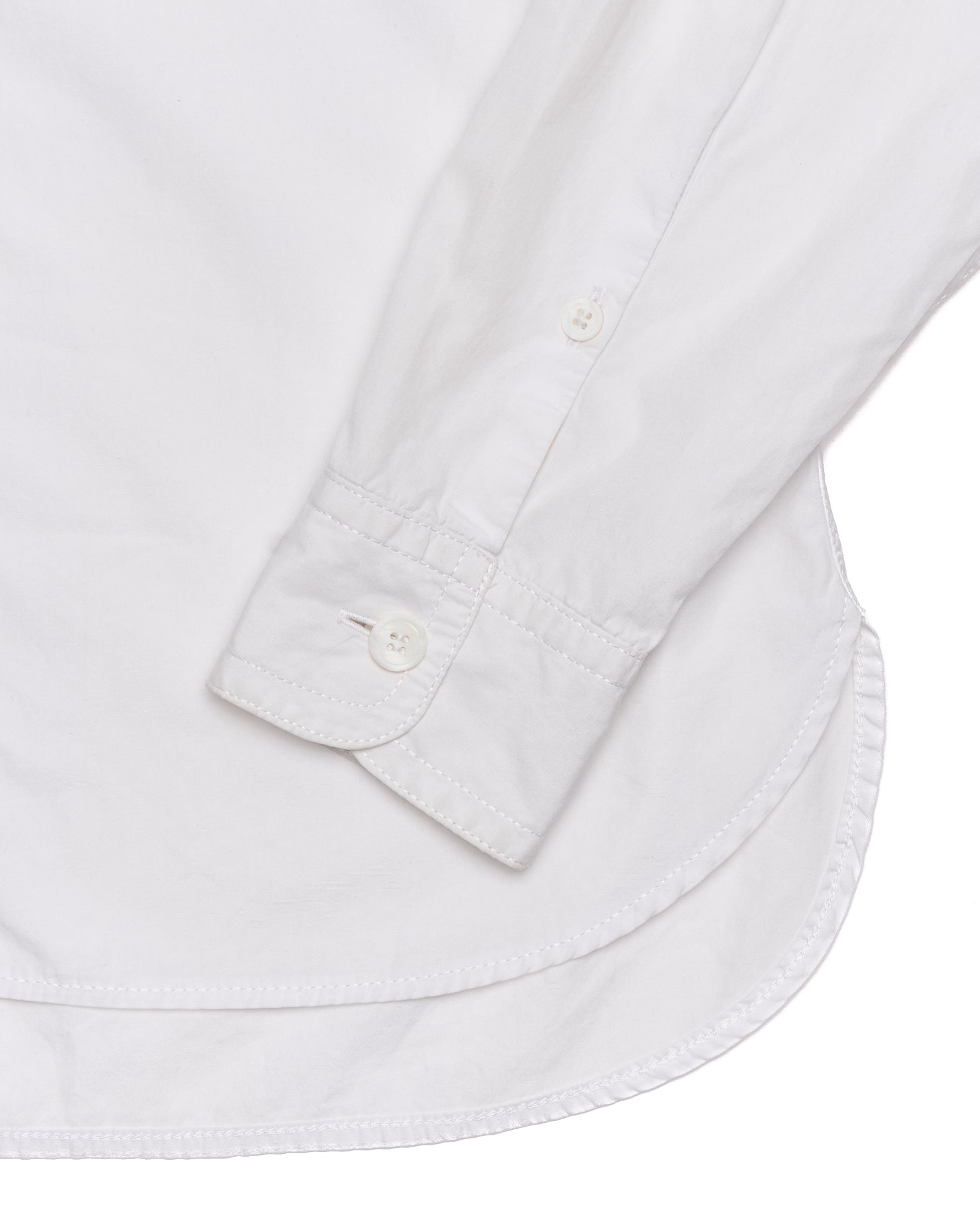 F/W18 Yohji Yamamoto POUR HOMME Oversized White Triple Collar Utility Shirt
