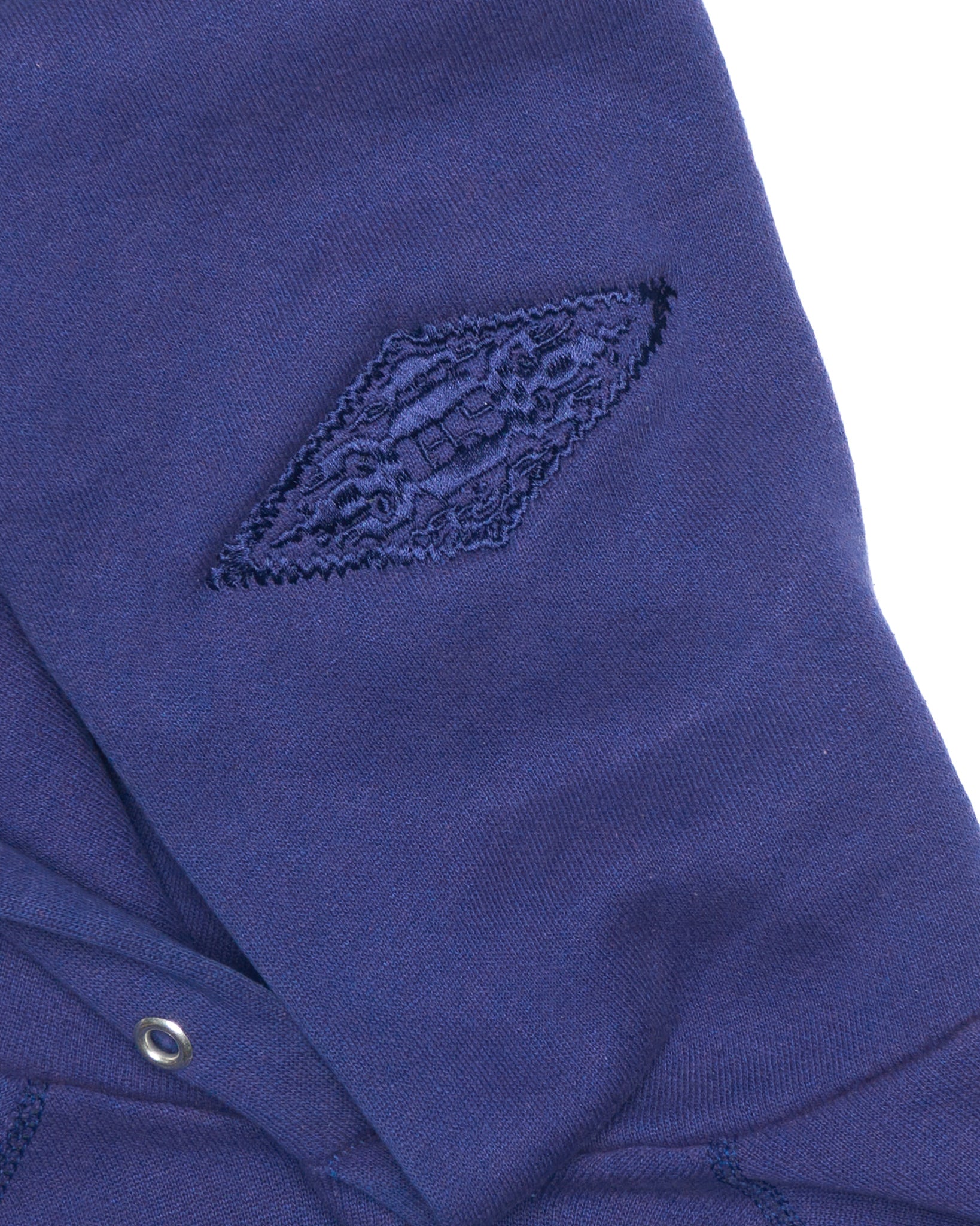 DenimDealer X Knock Twice™ GS Purple Tonal Crest Embroidered Hoodie