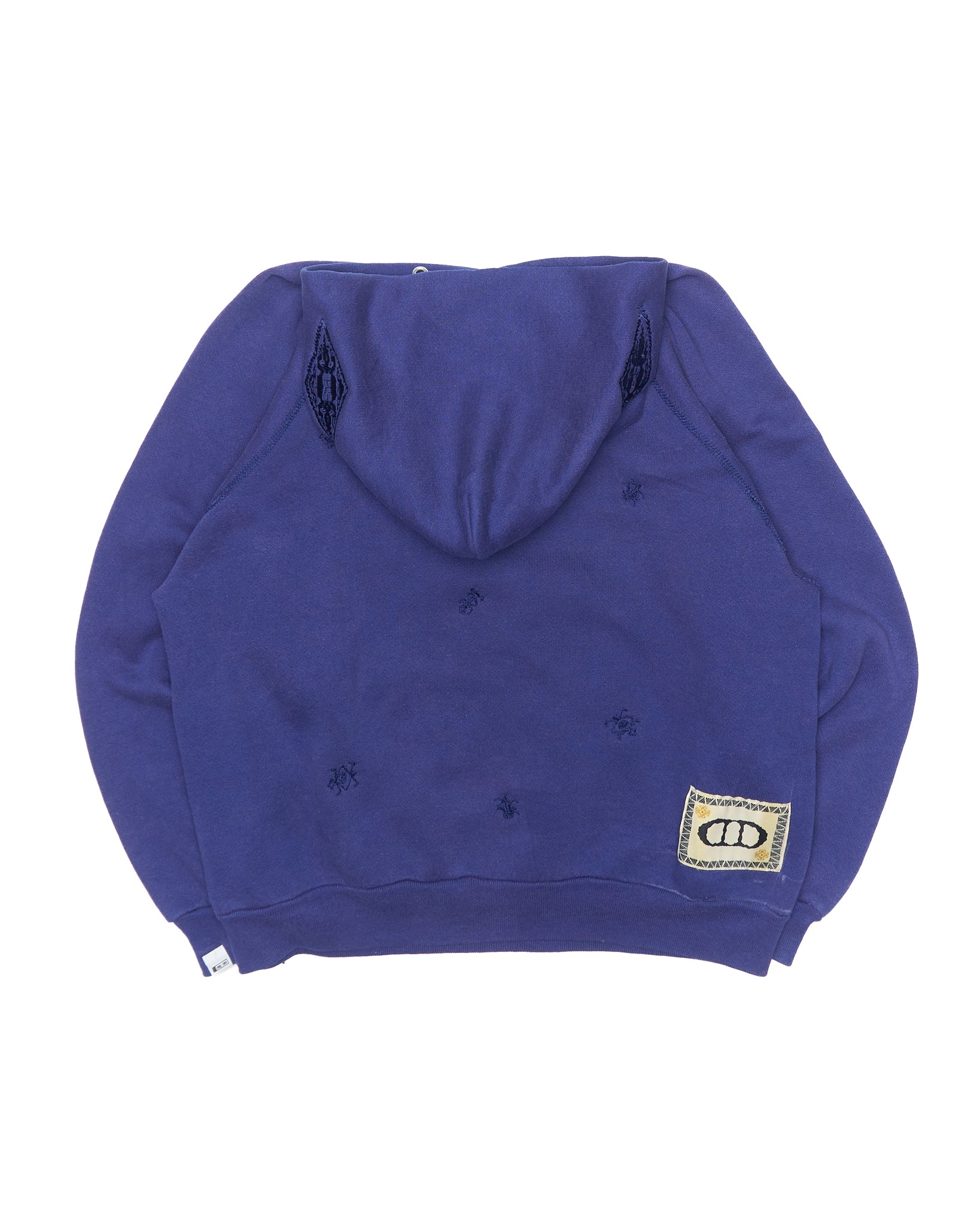 DenimDealer X Knock Twice™ GS Purple Tonal Crest Embroidered Hoodie