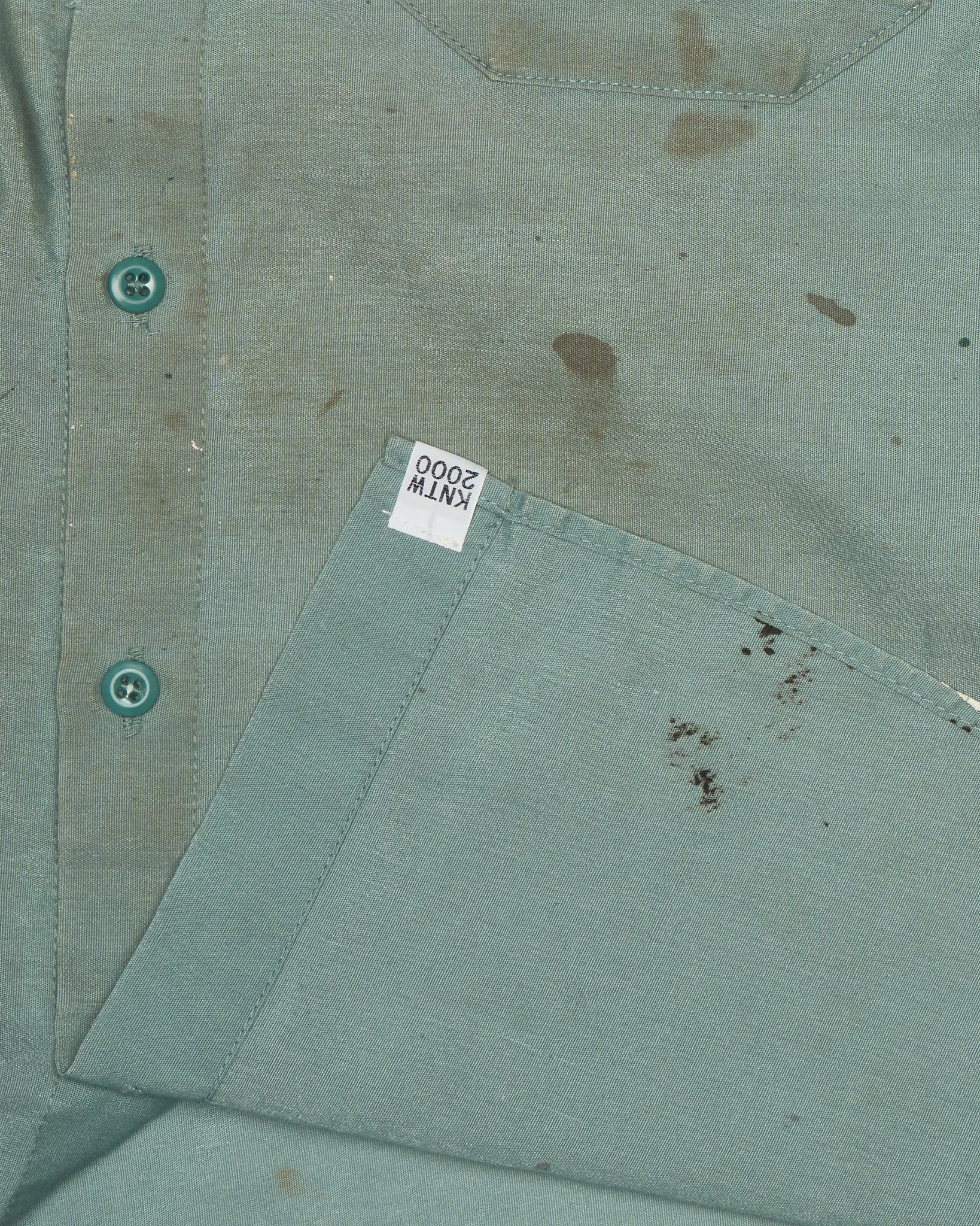 Denim Dealer x Knock Twice™ GS Crest Green Dress Shirt