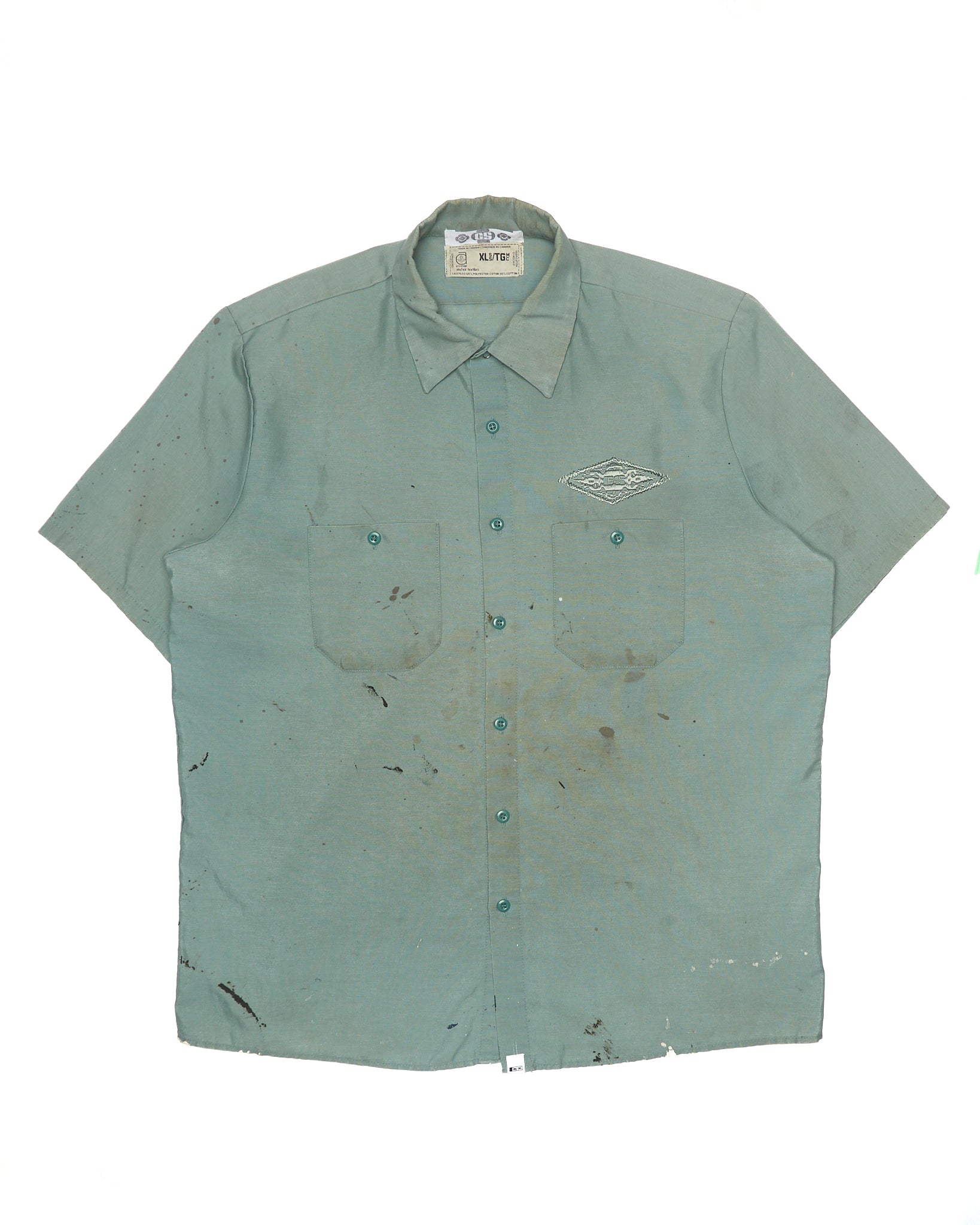 Denim Dealer x Knock Twice™ GS Crest Green Dress Shirt