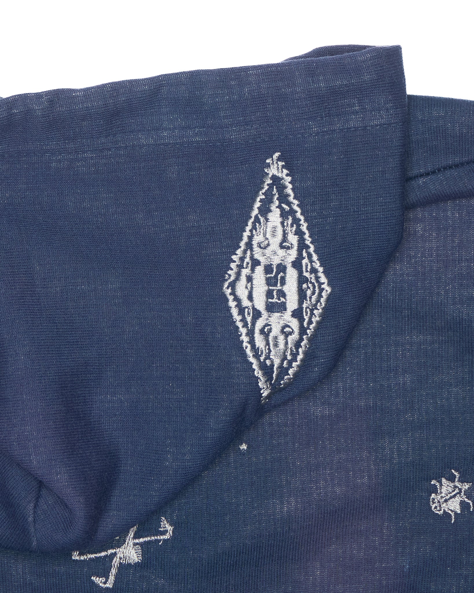 Denim Dealer x Knock Twice™ GS Paint Splatter Crest Zip-Up Hoodie