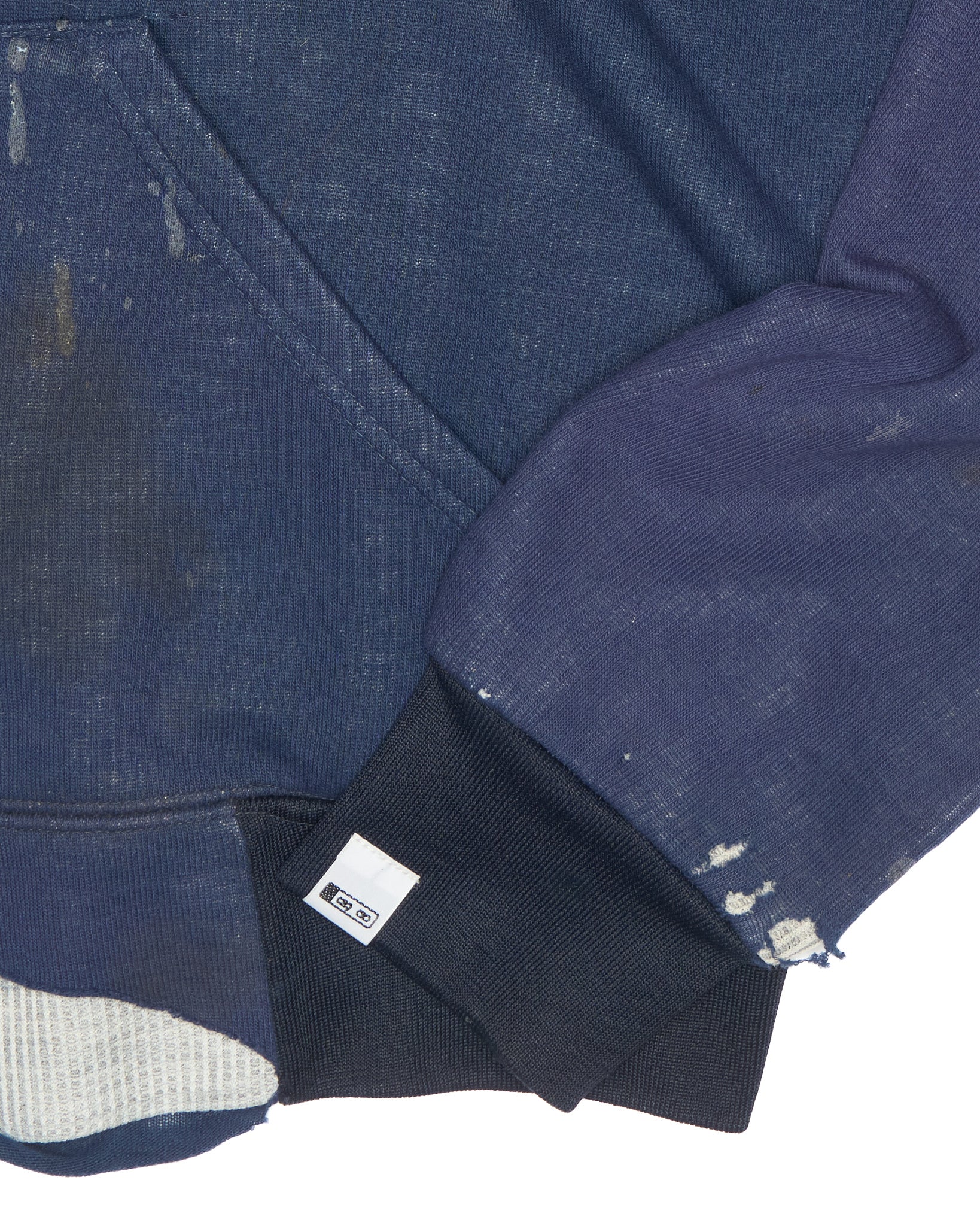 Denim Dealer x Knock Twice™ GS Paint Splatter Crest Zip-Up Hoodie