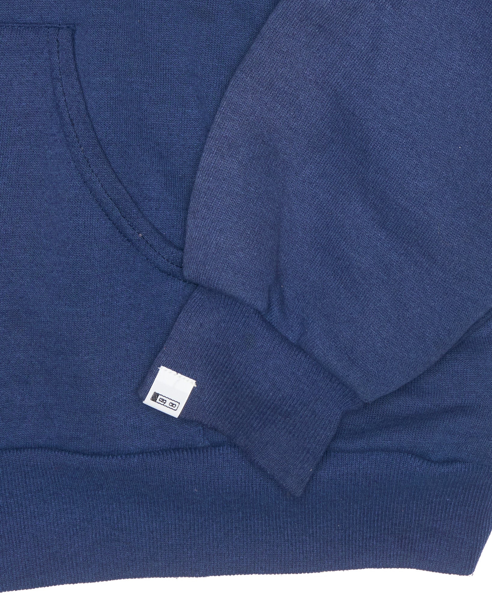 Denim Dealer x Knock Twice™ GS Navy White Crest Zip-Up Hoodie