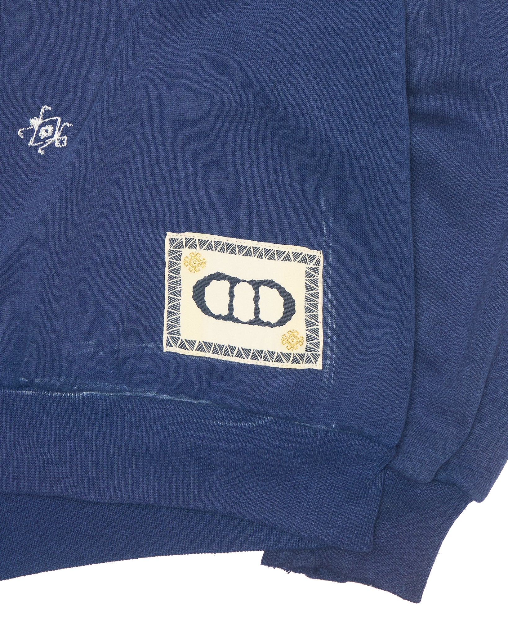 Denim Dealer x Knock Twice™ GS Navy White Crest Zip-Up Hoodie