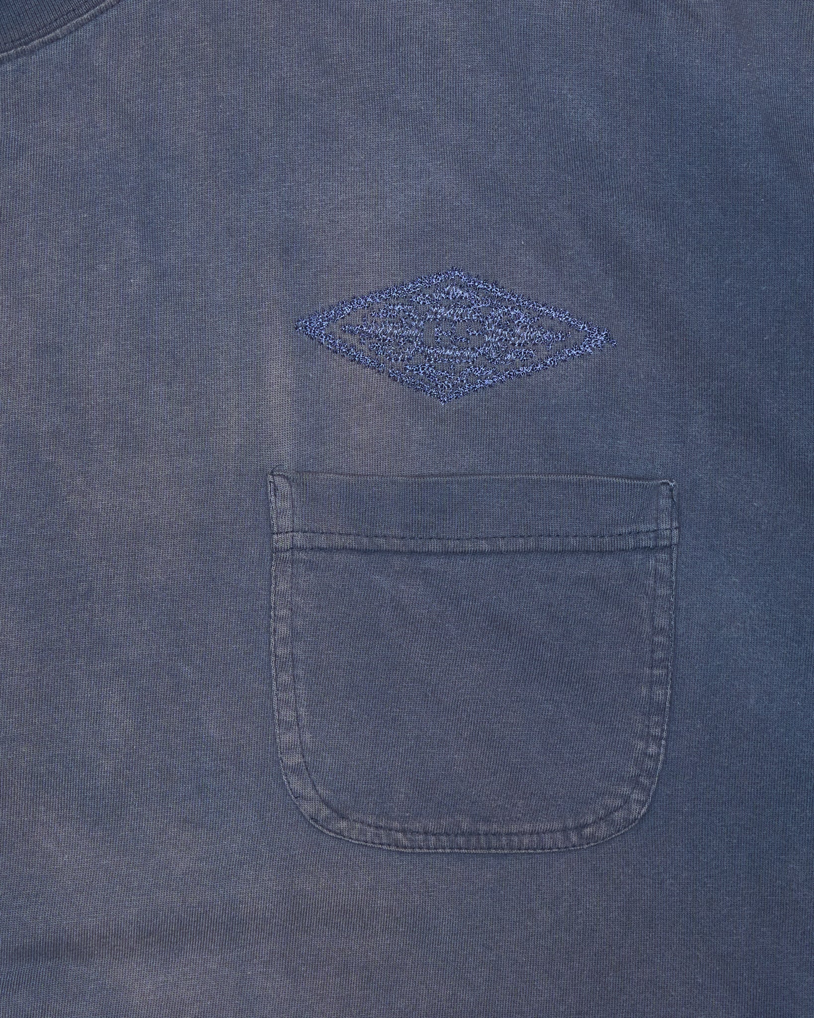 Denim Dealer x Knock Twice™ GS Navy Sunfaded Oversized Crest Tee