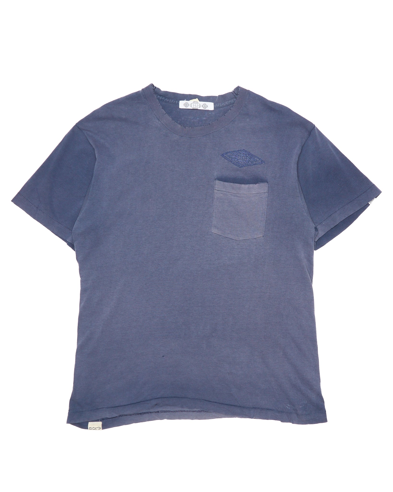 Denim Dealer x Knock Twice™ GS Navy Sunfaded Crest Tee