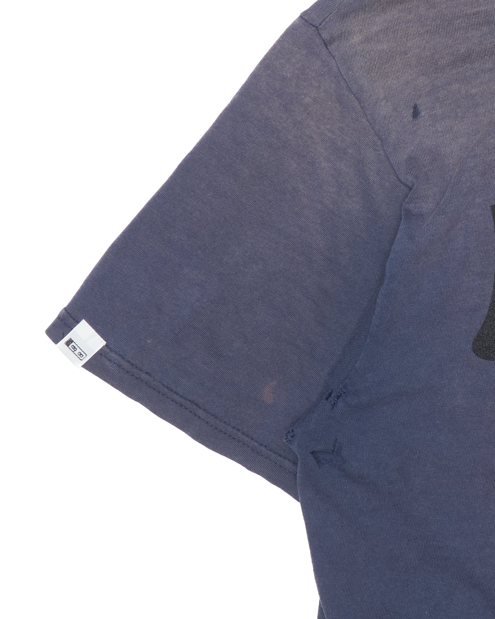 Denim Dealer x Knock Twice™ GS Thrashed Sunfaded Navy Crest Tee