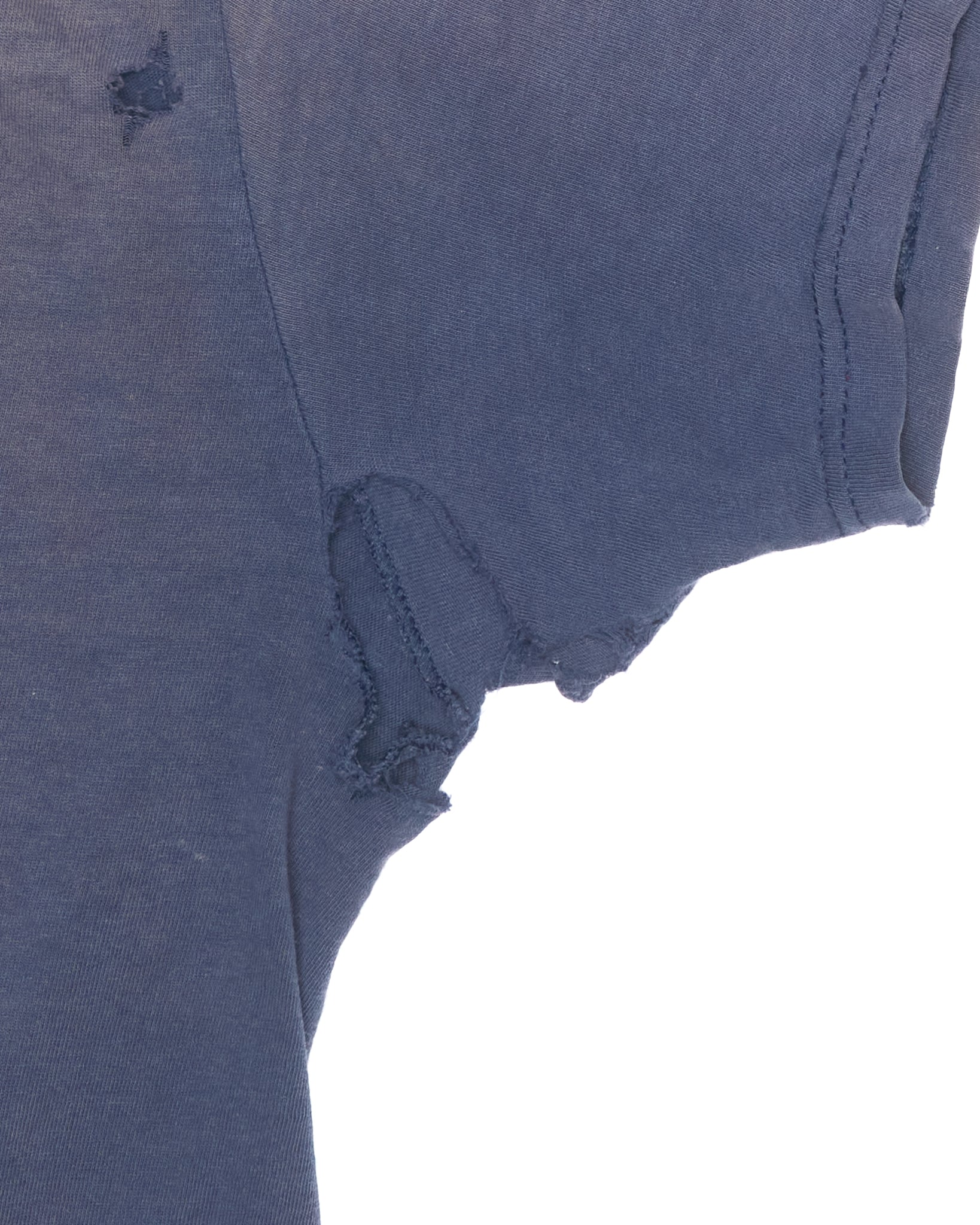 Denim Dealer x Knock Twice™ GS Thrashed Sunfaded Navy Crest Tee
