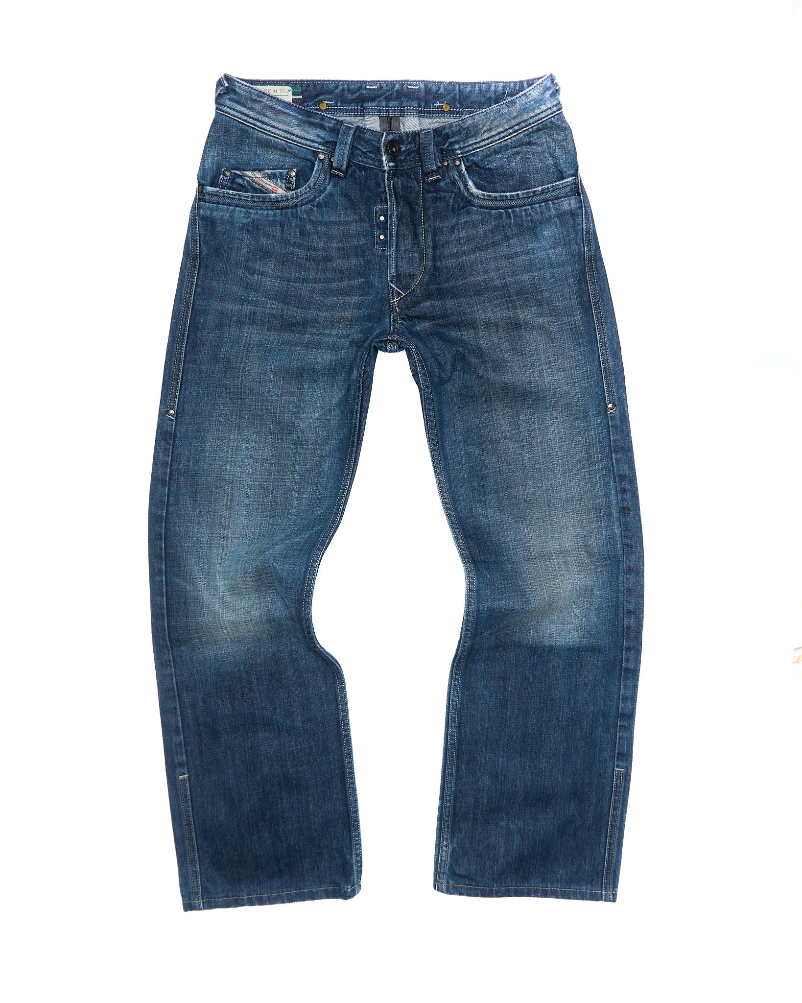 F/W06 Diesel Medium Wash Riveted Busky Blue Jeans
