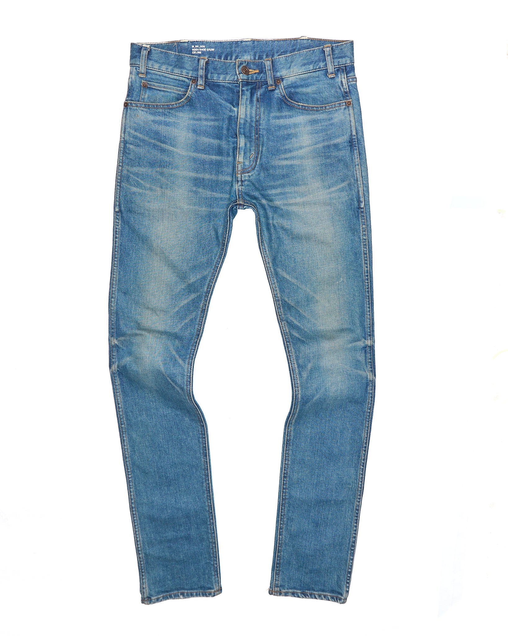 S/S19 Celine by Hedi Slimane Union Wash Skinny Jeans