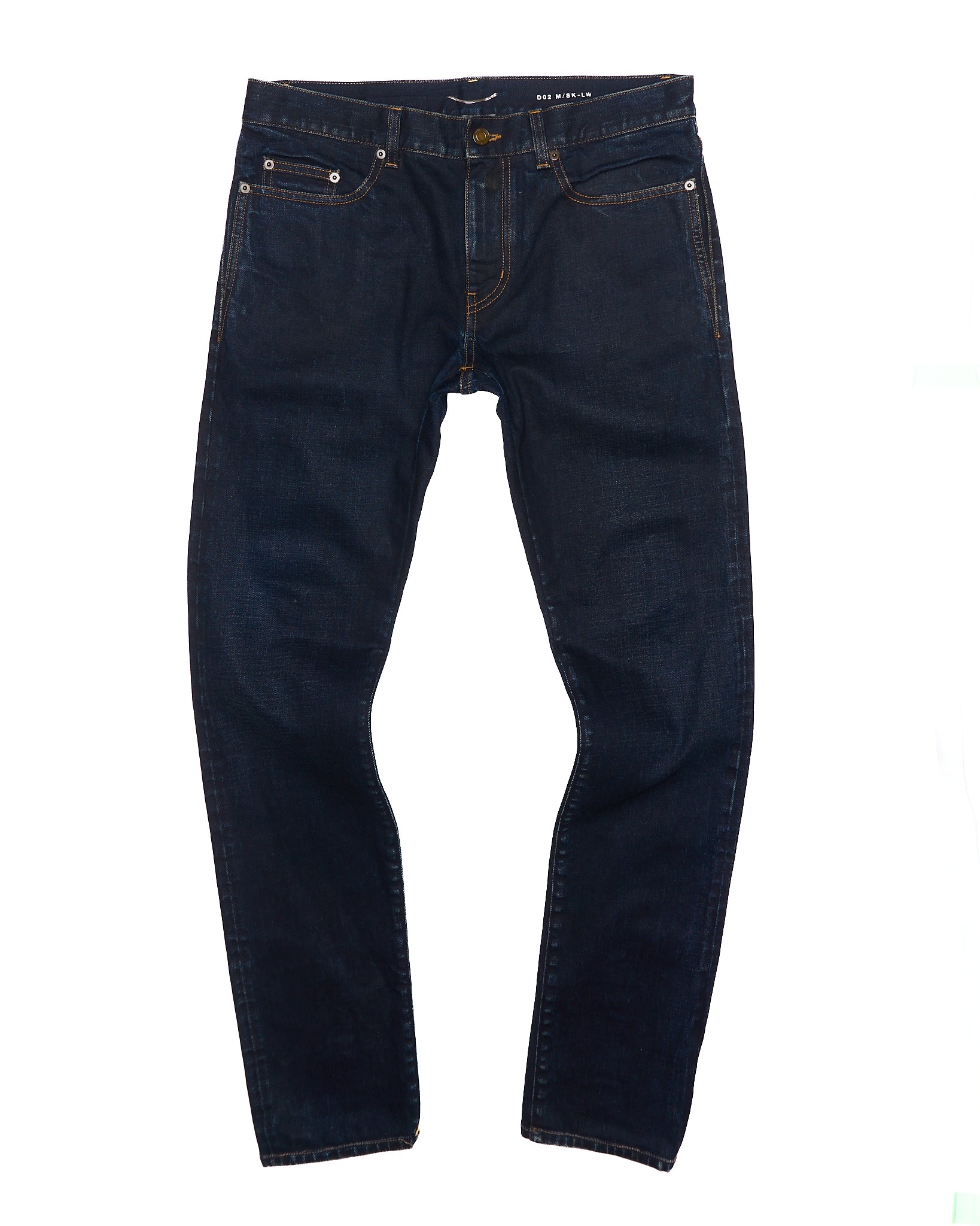 S/S21 Saint Laurent Paris D02 Dark Blue Skinny Fit Jeans
