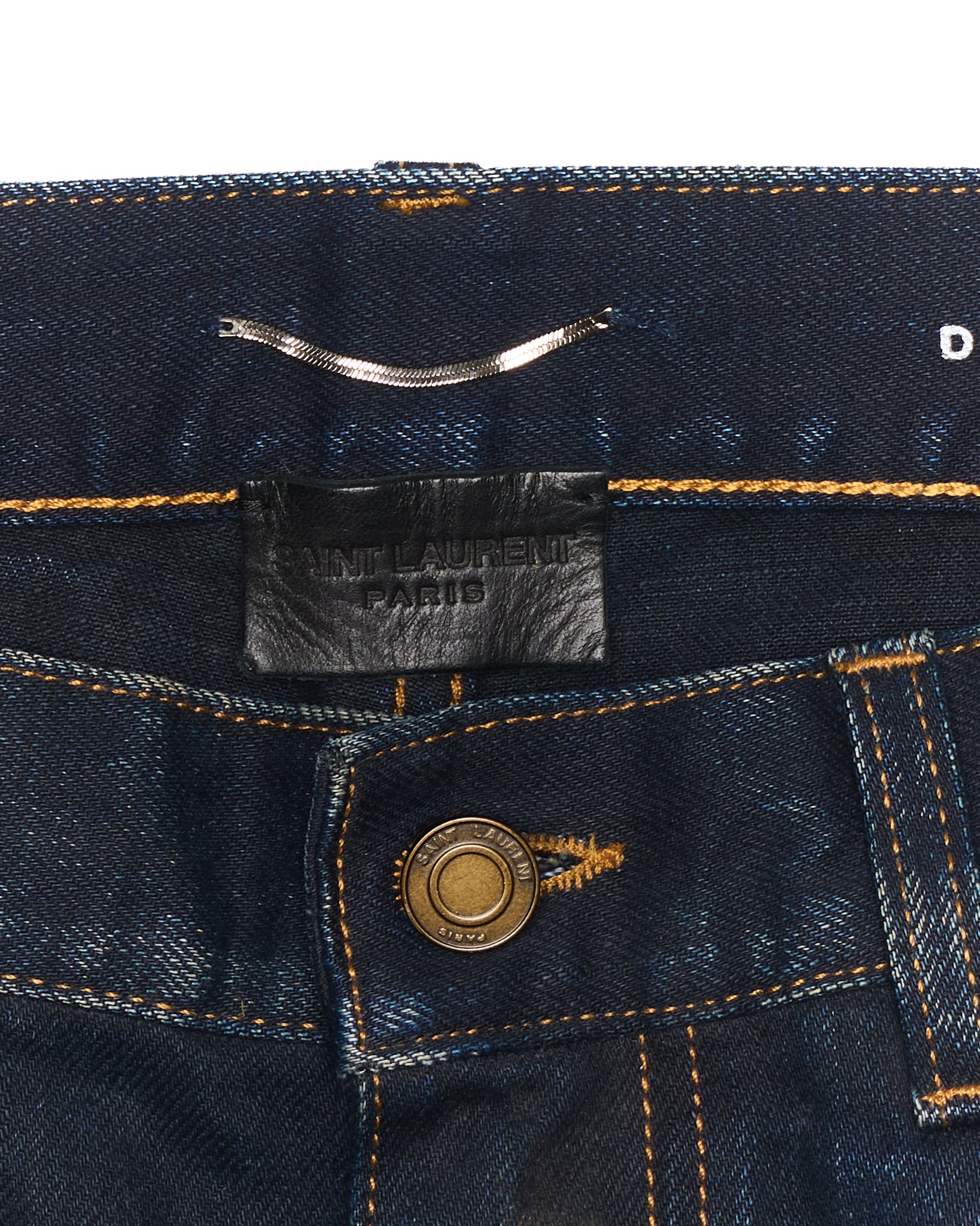S/S21 Saint Laurent Paris D02 Dark Blue Skinny Fit Jeans