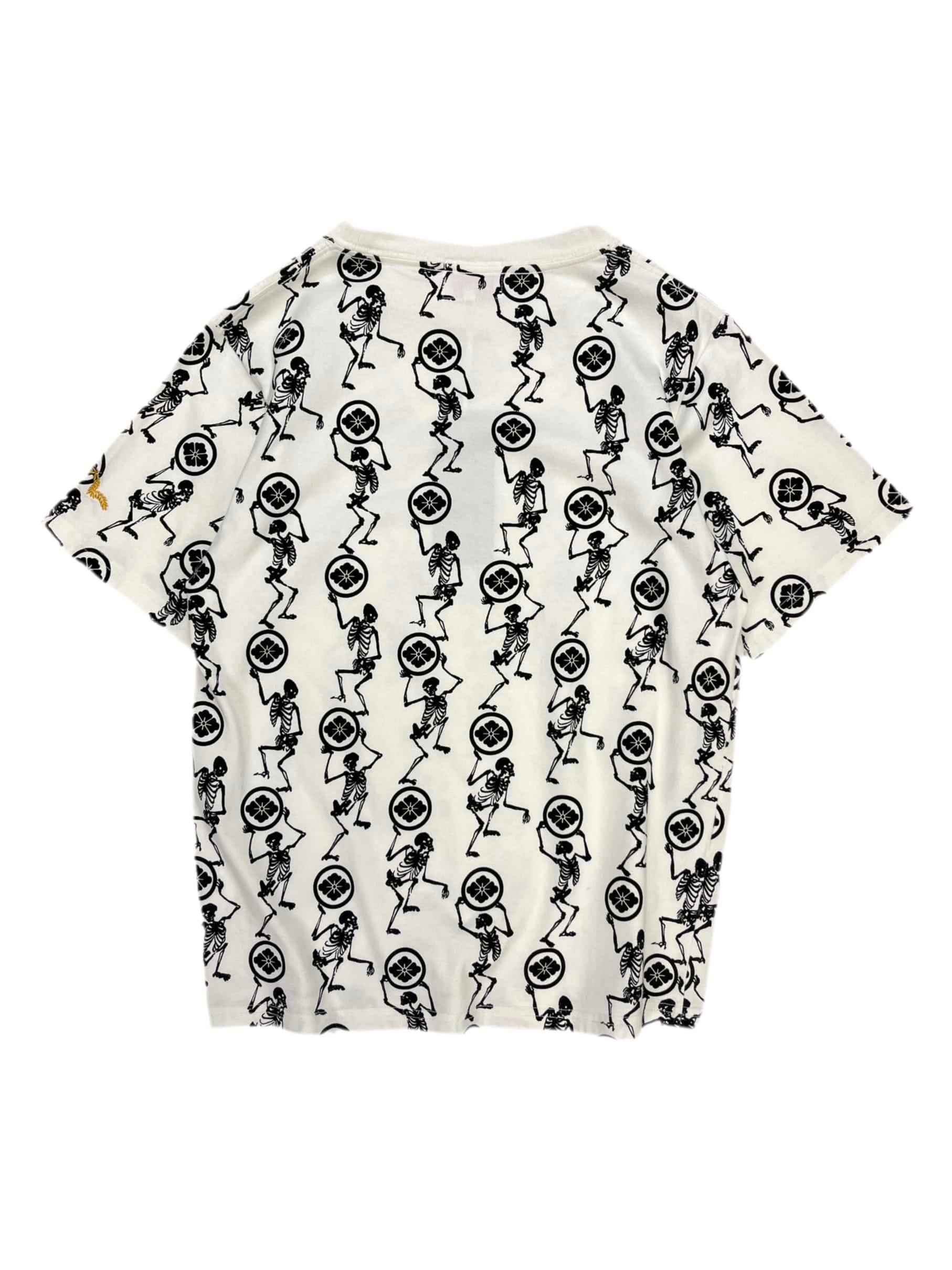 Early 00s EVISU Skeleton Print Tee