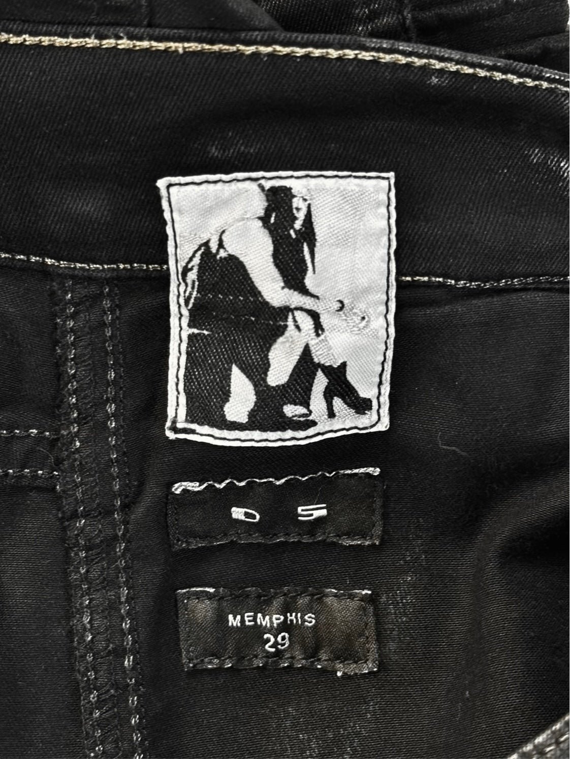S/S16 Rick Owens DRKSHDW Heavy Waxed Memphis Pants