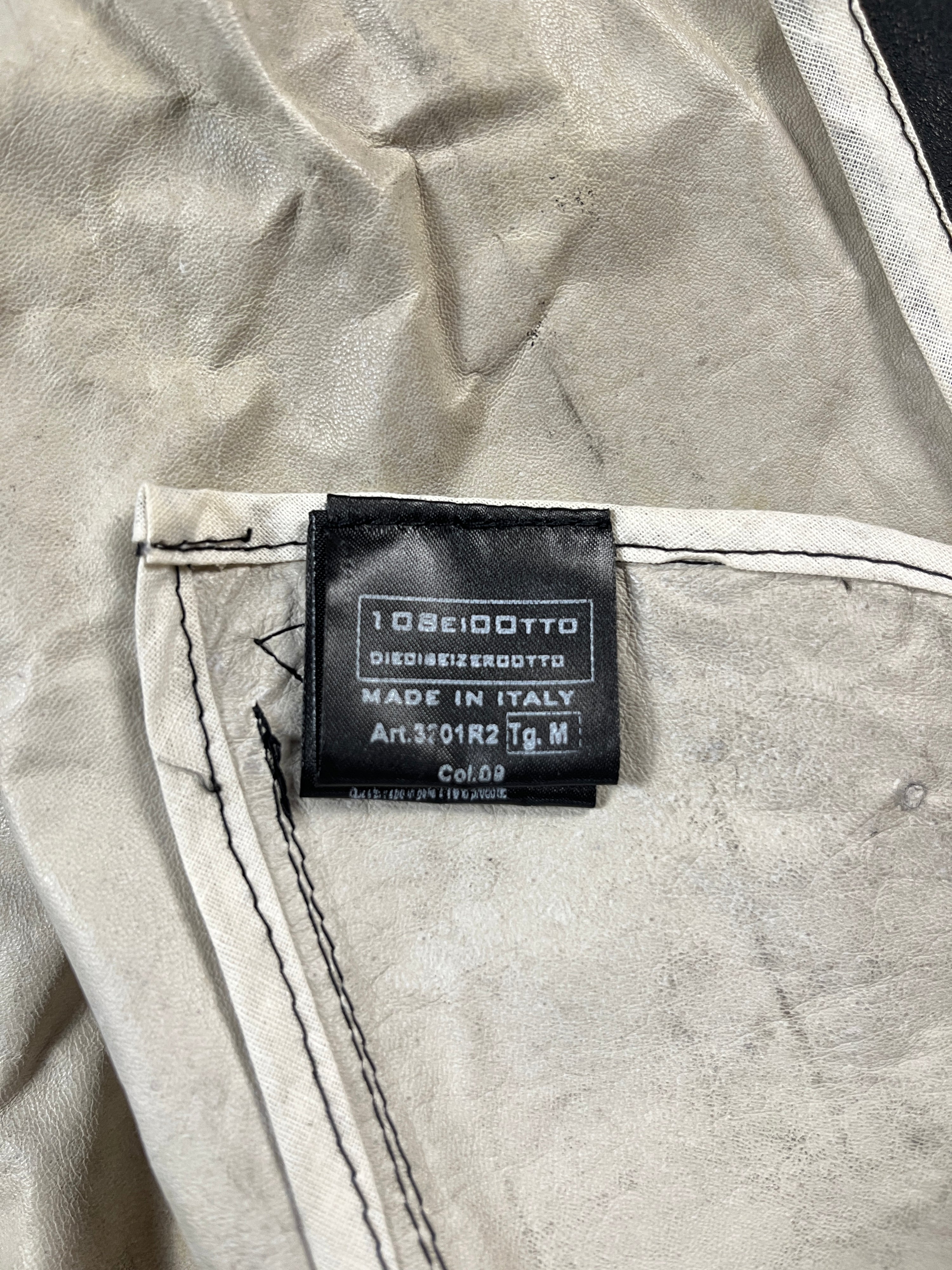 10sei0otto Distressed Leather Jacket