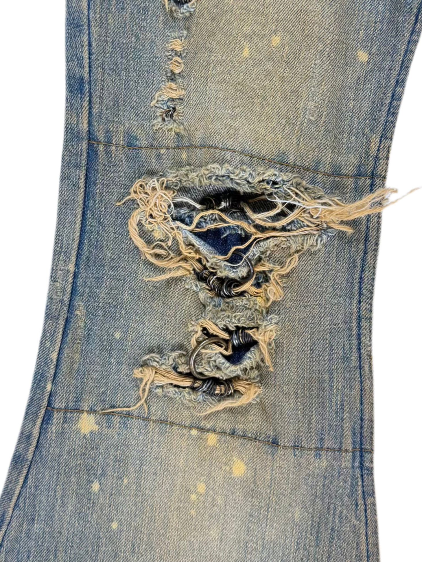 IfSixWasNine ‘NO. MUDMAX' Bell-Bottom Denim