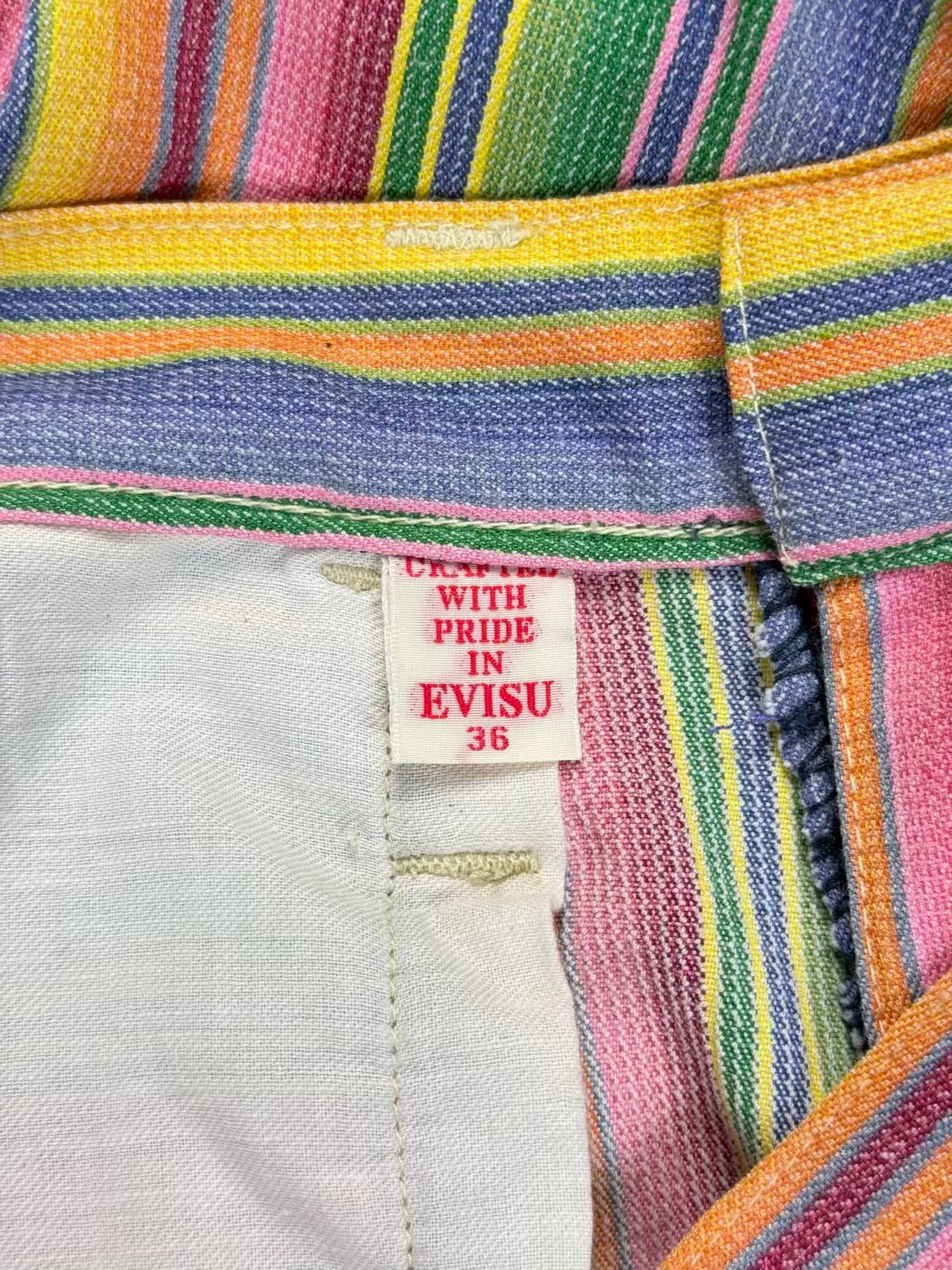 90s EVISU DONNA Rainbow Set